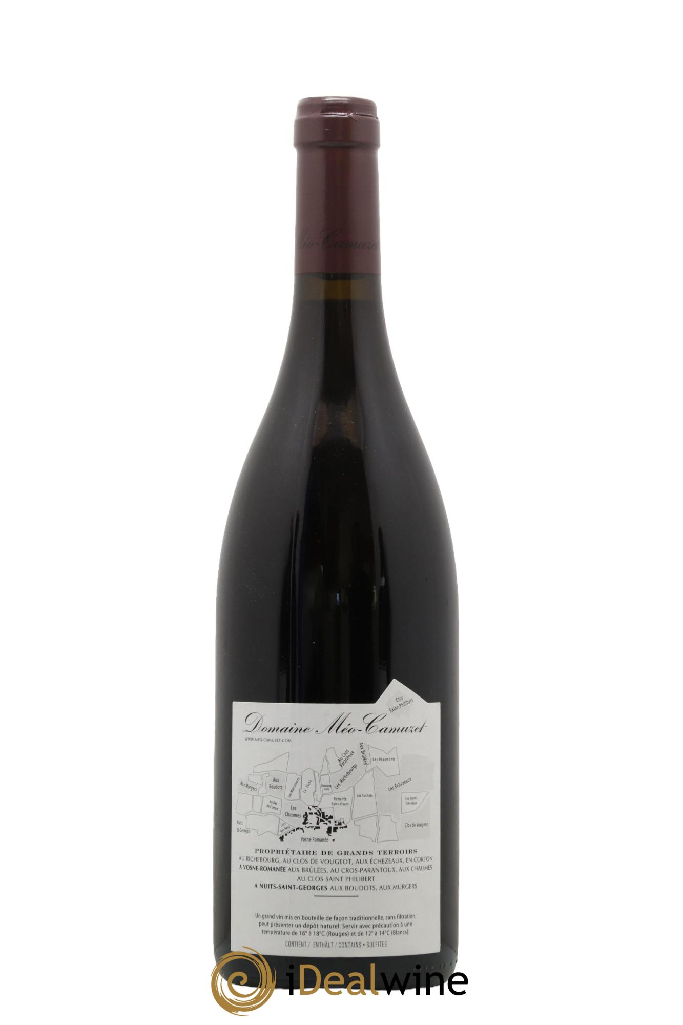 Nuits Saint-Georges 1er Cru Aux Murgers Méo-Camuzet (Domaine) 2012 - Lot de 1 bouteille - 1