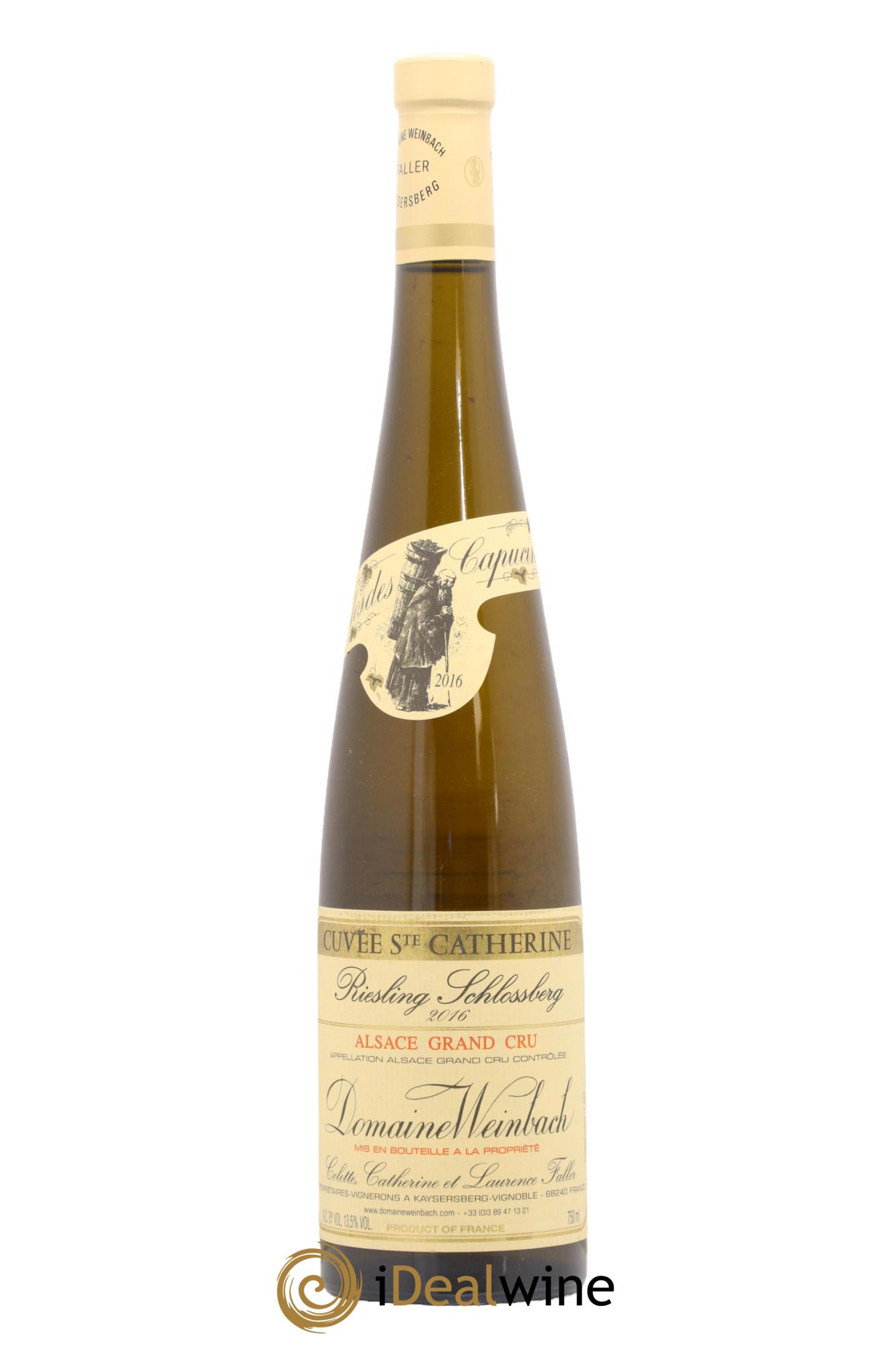 Alsace Grand Cru Riesling Schlossberg Cuvée Sainte Catherine Weinbach (Domaine) 2016 - Posten von 1 Flasche - 0