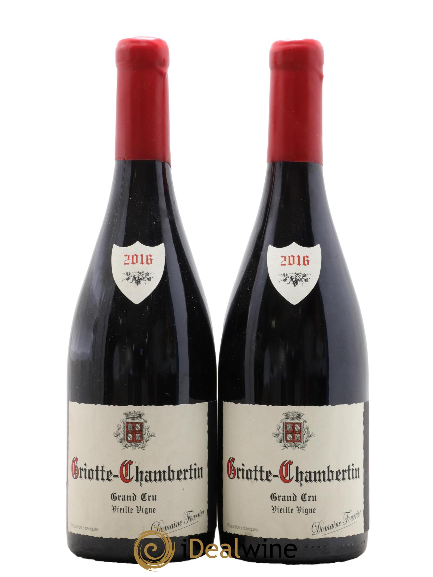 Griotte-Chambertin Grand Cru Vieille Vigne Fourrier (Domaine)  2016 - Lot de 2 bouteilles - 0