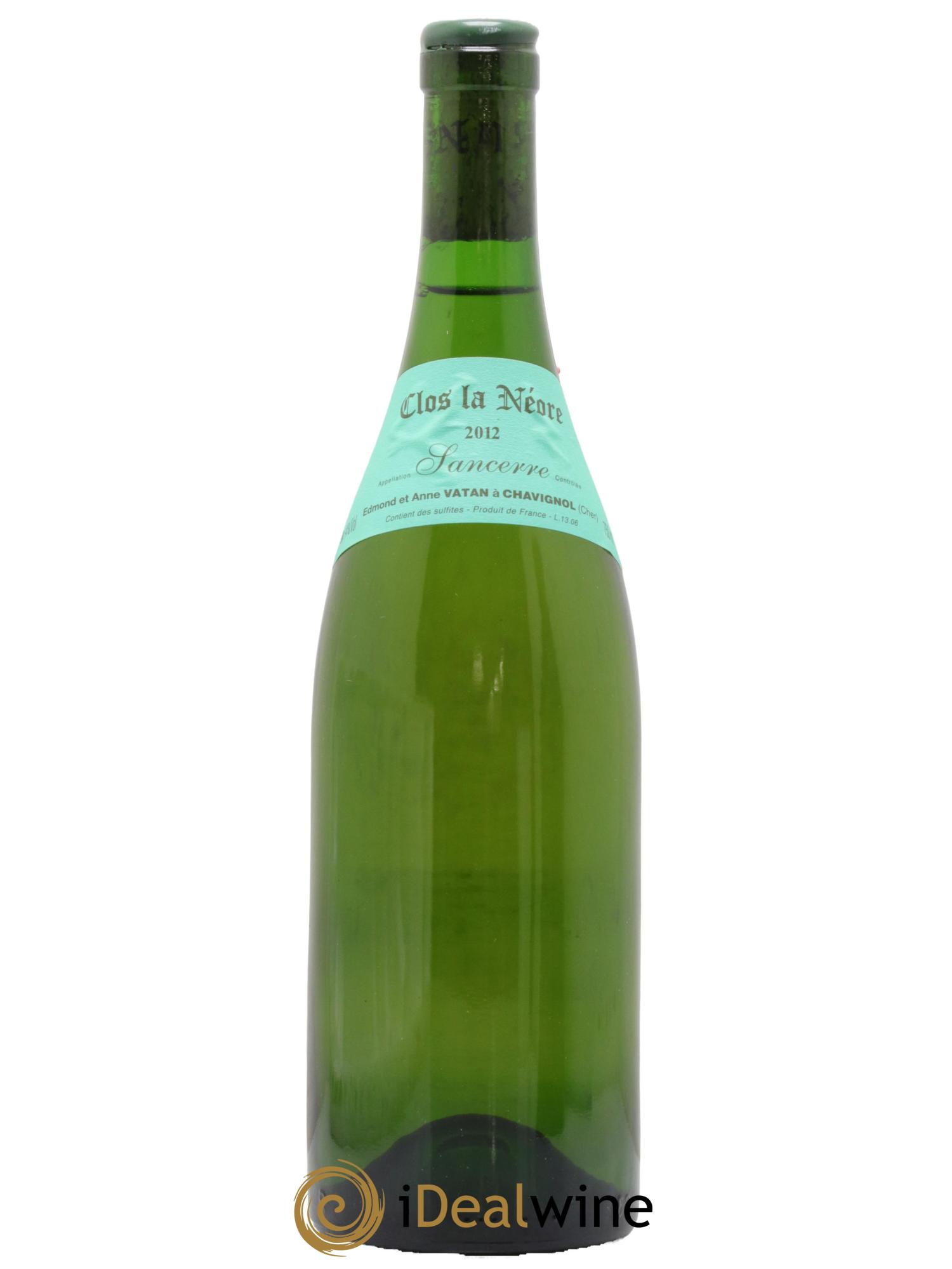 Sancerre Clos la Neore Edmond Vatan 2012 - Posten von 1 Flasche - 0