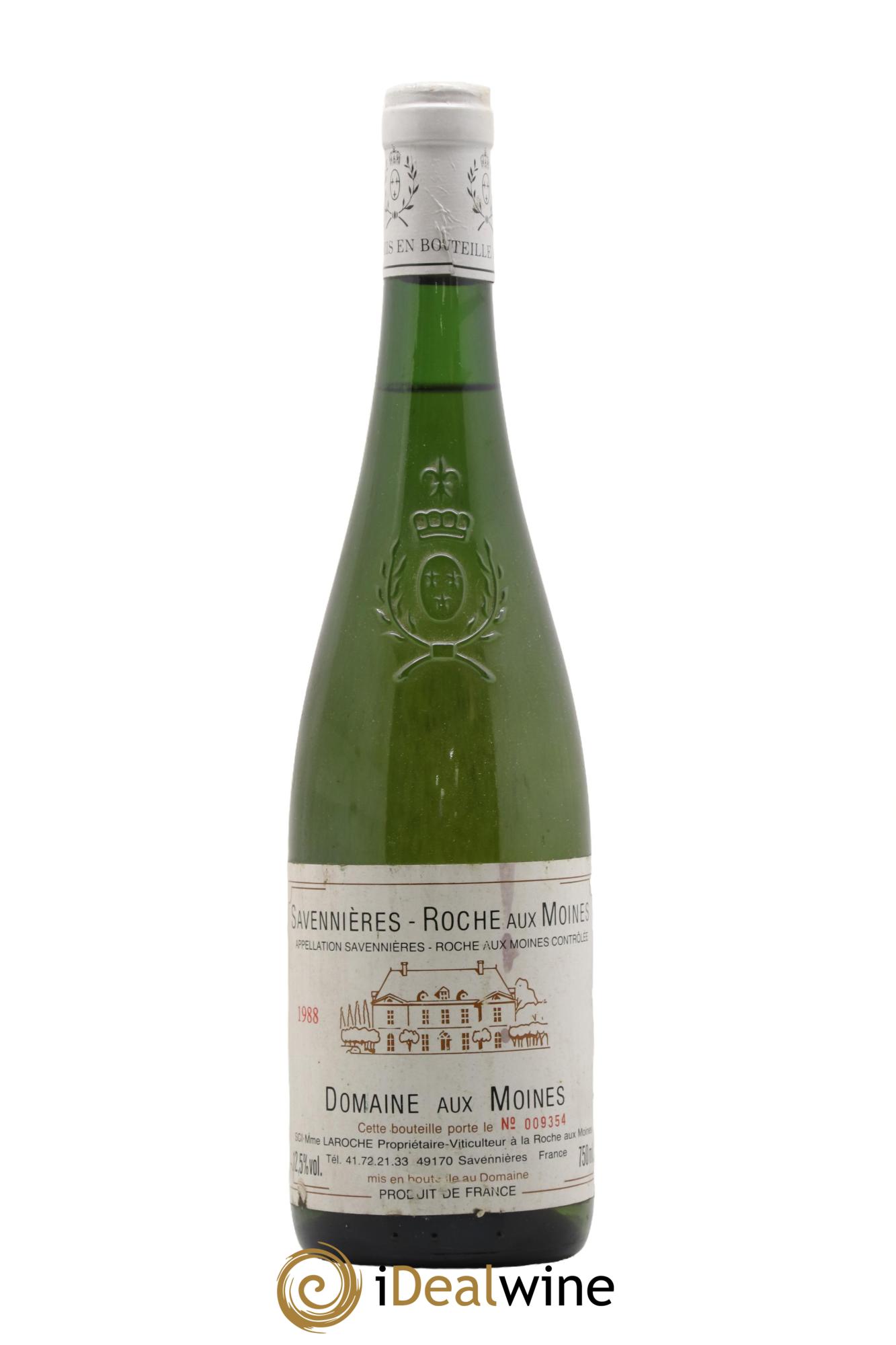 Savennières Roche aux Moines Domaine aux Moines 1988 - Posten von 1 Flasche - 0