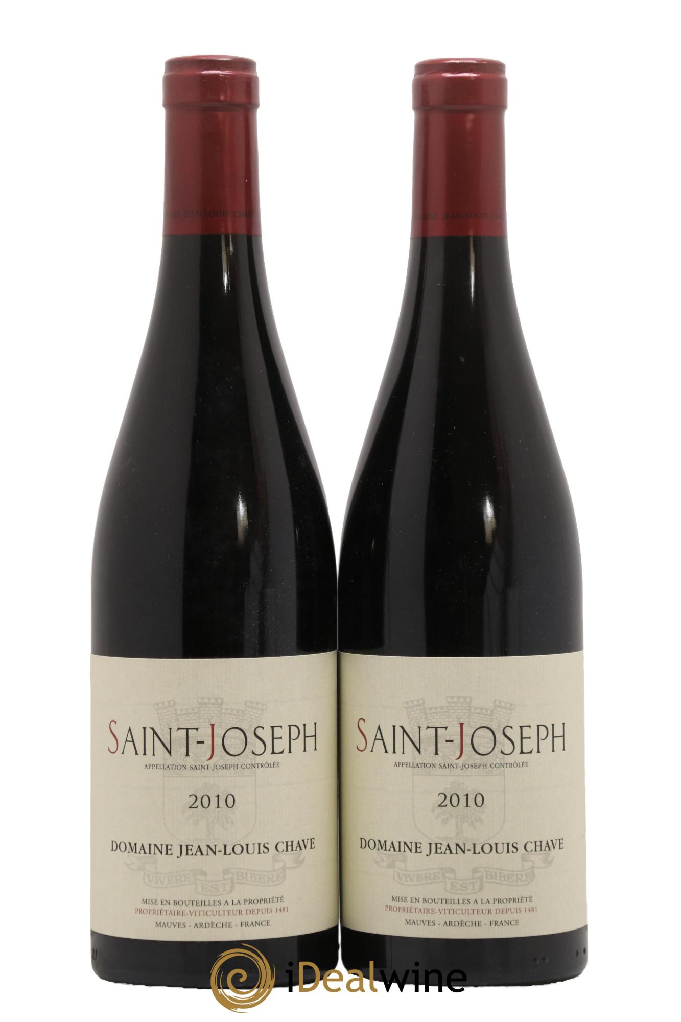 Saint-Joseph Jean-Louis Chave 2010 - Lot de 2 bouteilles - 0