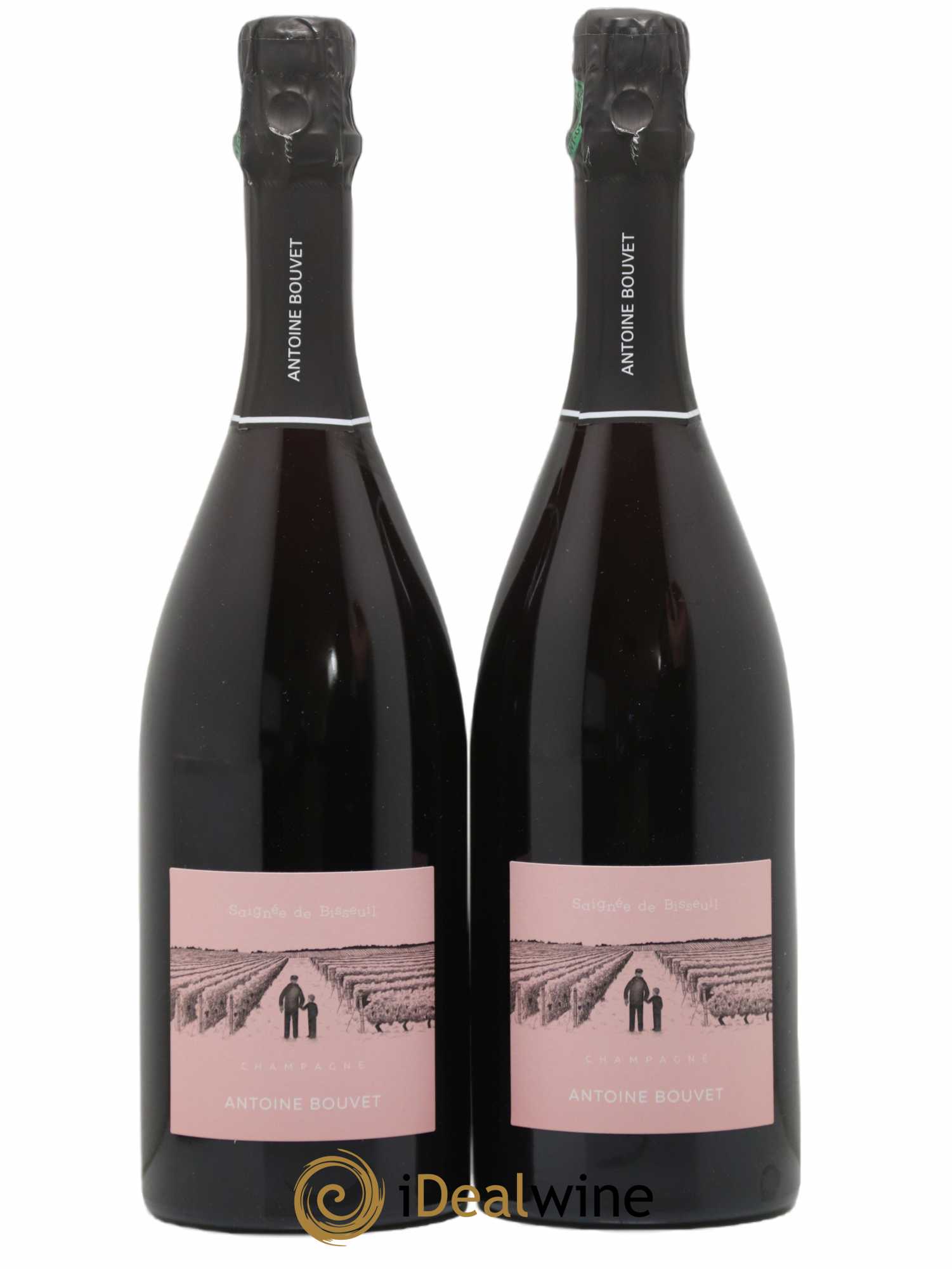 Champagne Rosé de Saignée Antoine Bouvet 2019 - Lotto di 2 bottiglie - 0