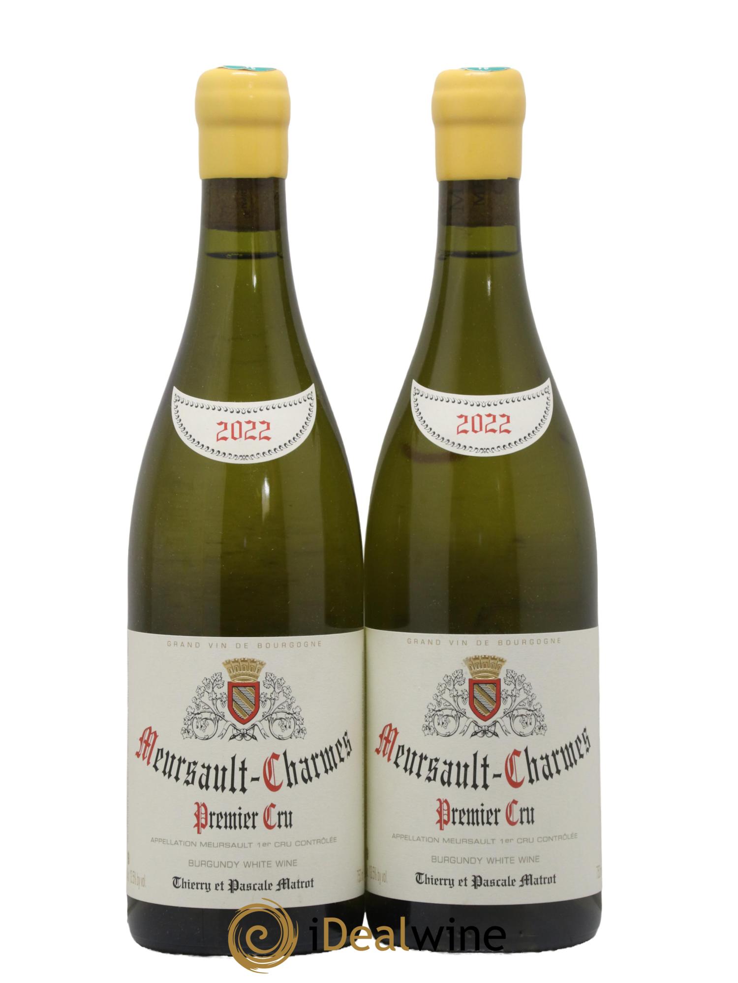 Meursault 1er Cru Charmes Matrot (Domaine) 2022 - Lot of 2 bottles - 0