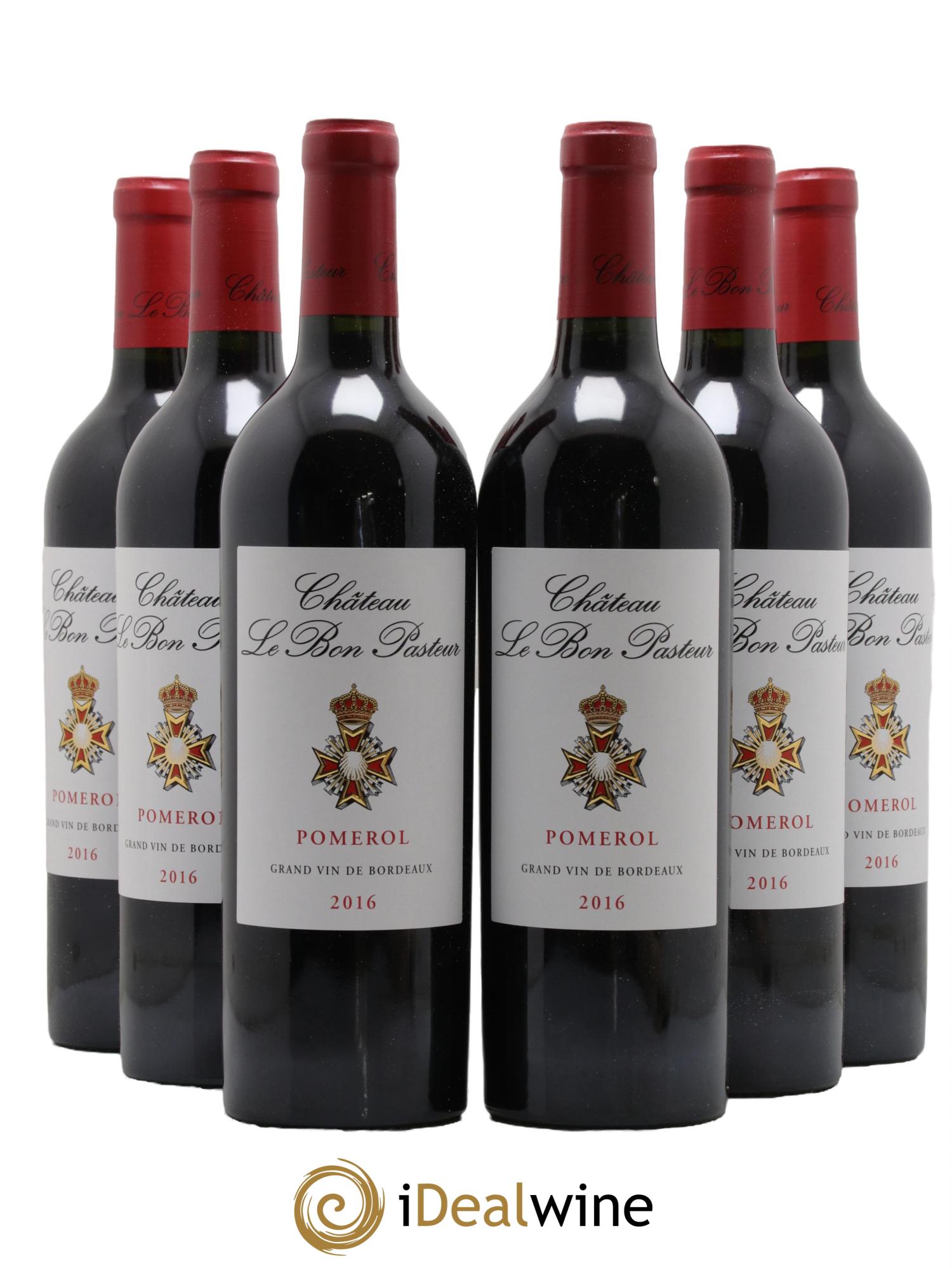 Château le Bon Pasteur 2016 - Lot of 6 bottles - 0