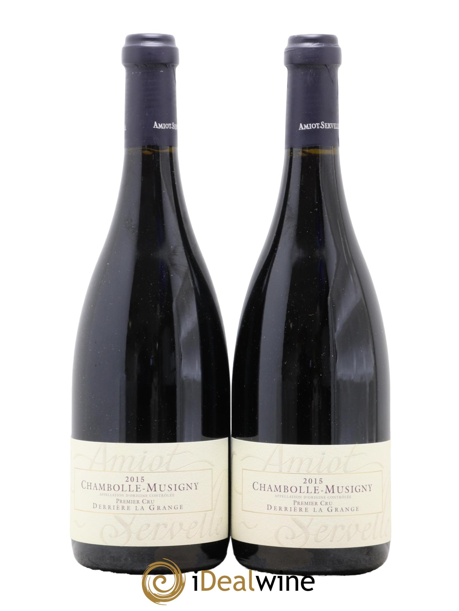 Chambolle-Musigny 1er Cru Derrière la Grange Amiot-Servelle 2015 - Lotto di 2 bottiglie - 0