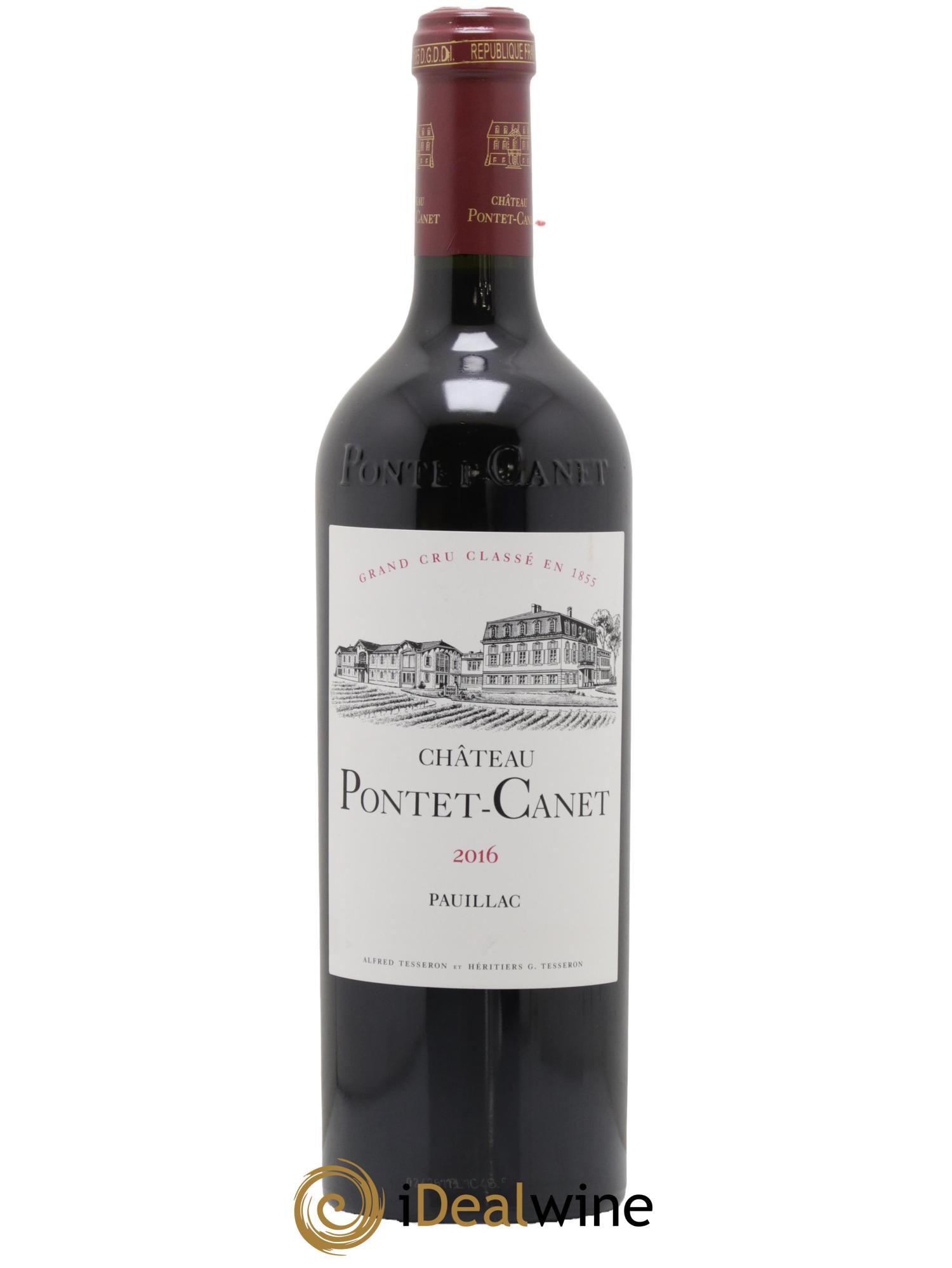 Château Pontet Canet 5ème Grand Cru Classé 2016 - Lot of 1 bottle - 0