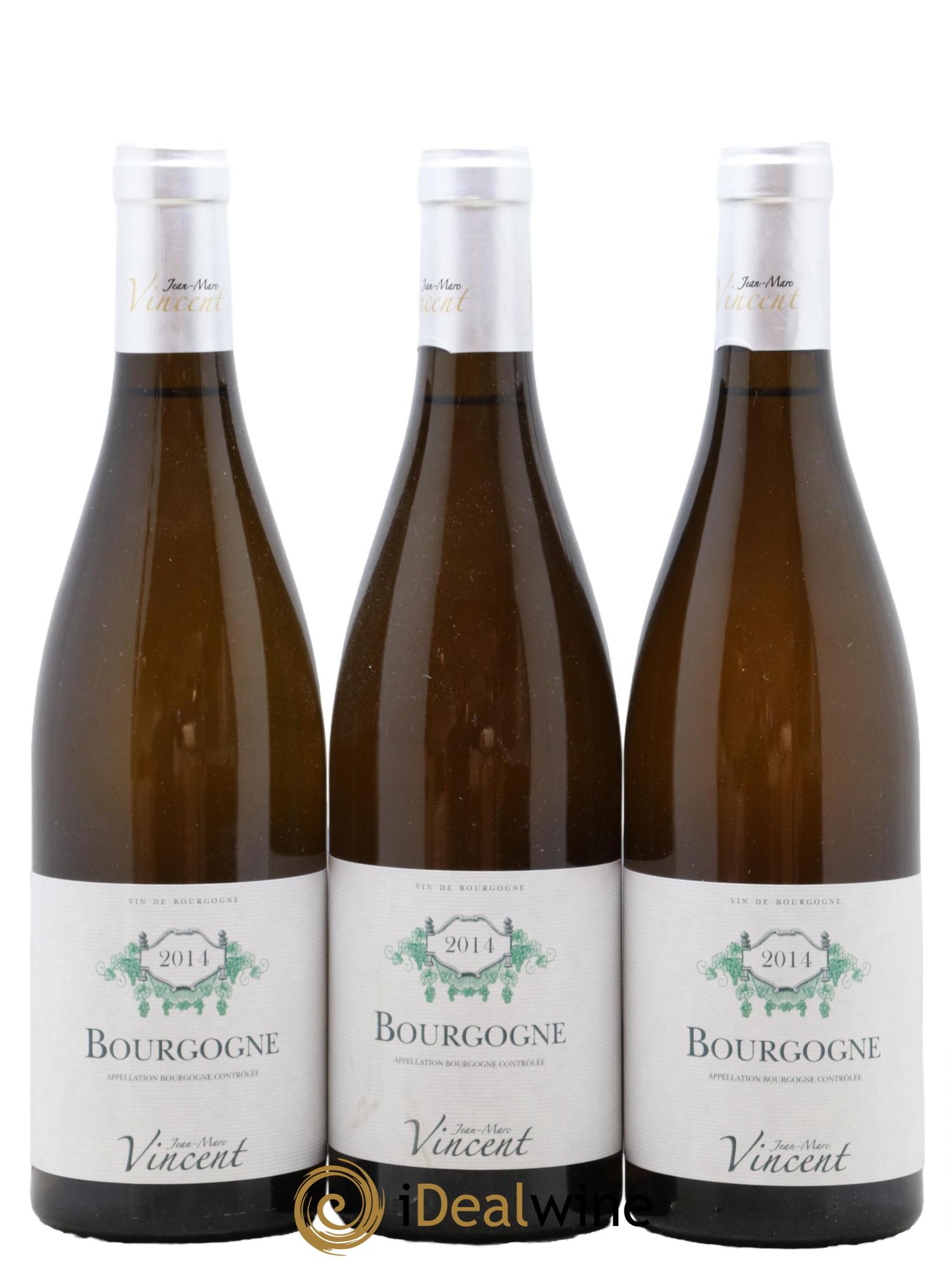 Bourgogne Chardonnay Jean-Marc Vincent (Domaine)  2014 - Posten von 3 Flaschen - 0