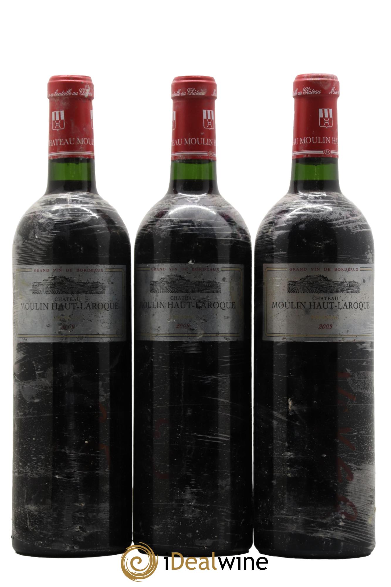 Fronsac Fronsac Chateau Moulin Haut Laroque 2009 - Lot de 3 bouteilles - 0