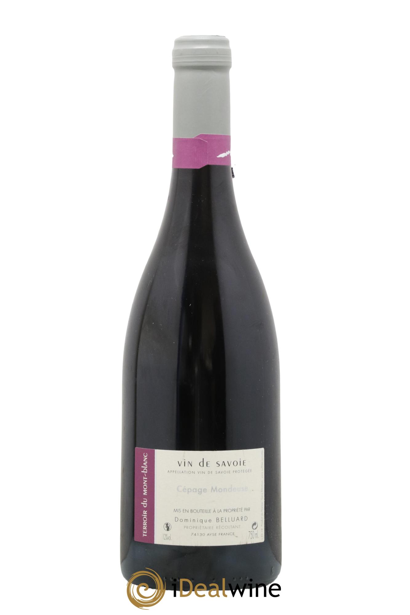 Vin de Savoie Mondeuse Belluard 2019 - Lot de 1 bouteille - 1