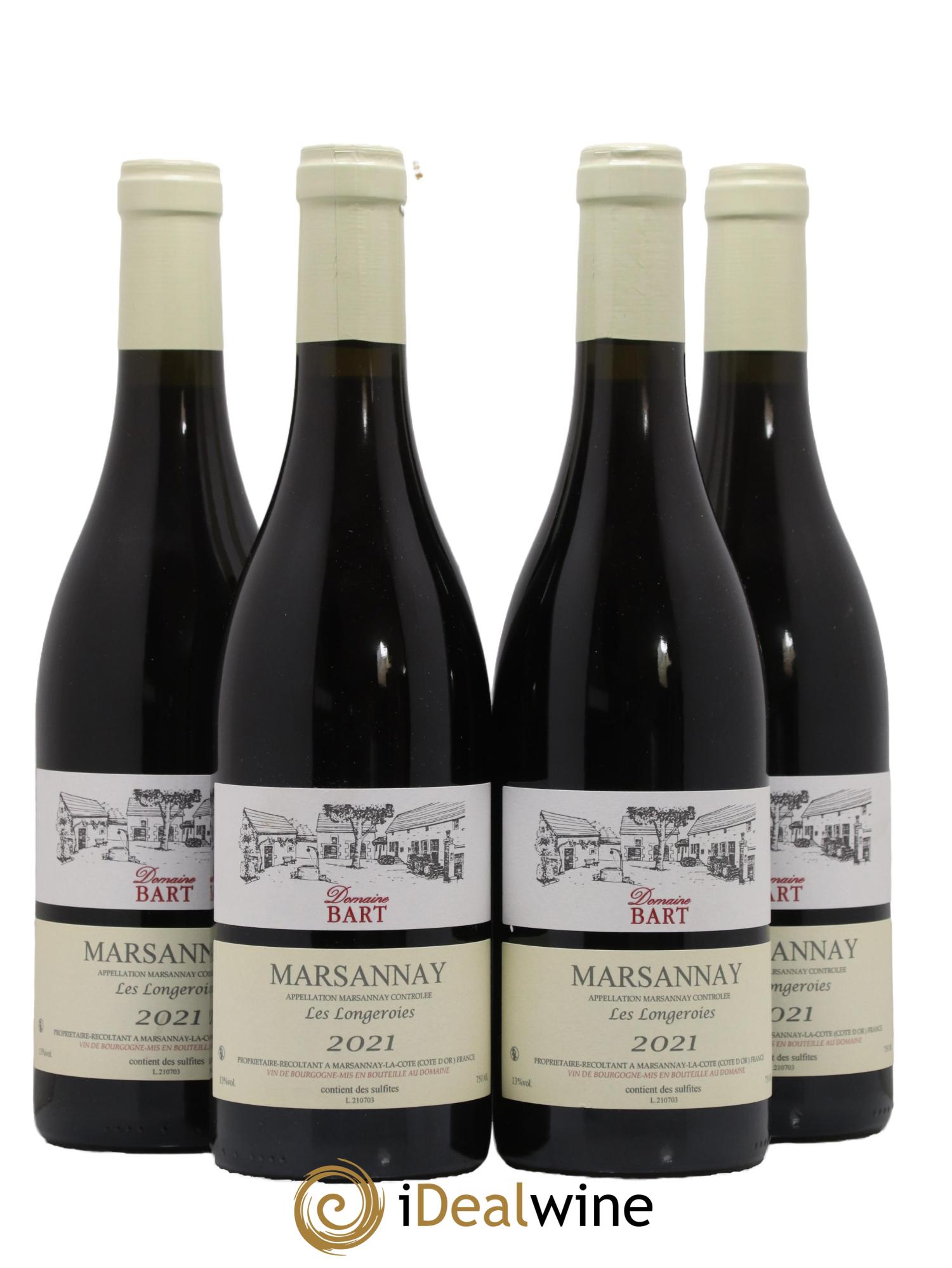 Marsannay Les Longeroies Bart (Domaine) 2021 - Lot of 4 bottles - 0