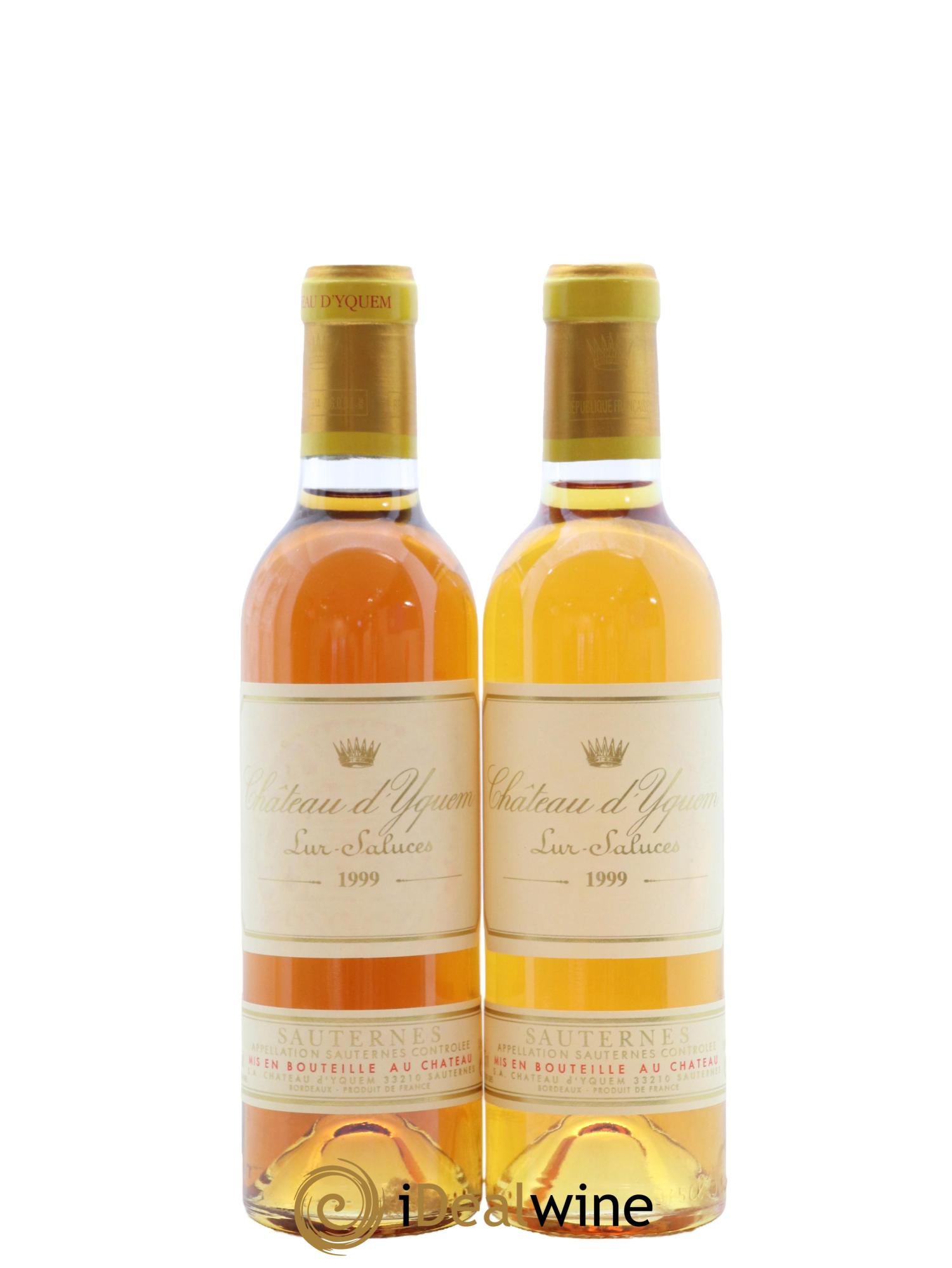 Château d' Yquem 1er Cru Classé Supérieur 1999 - Lot of 2 half-bottles - 0