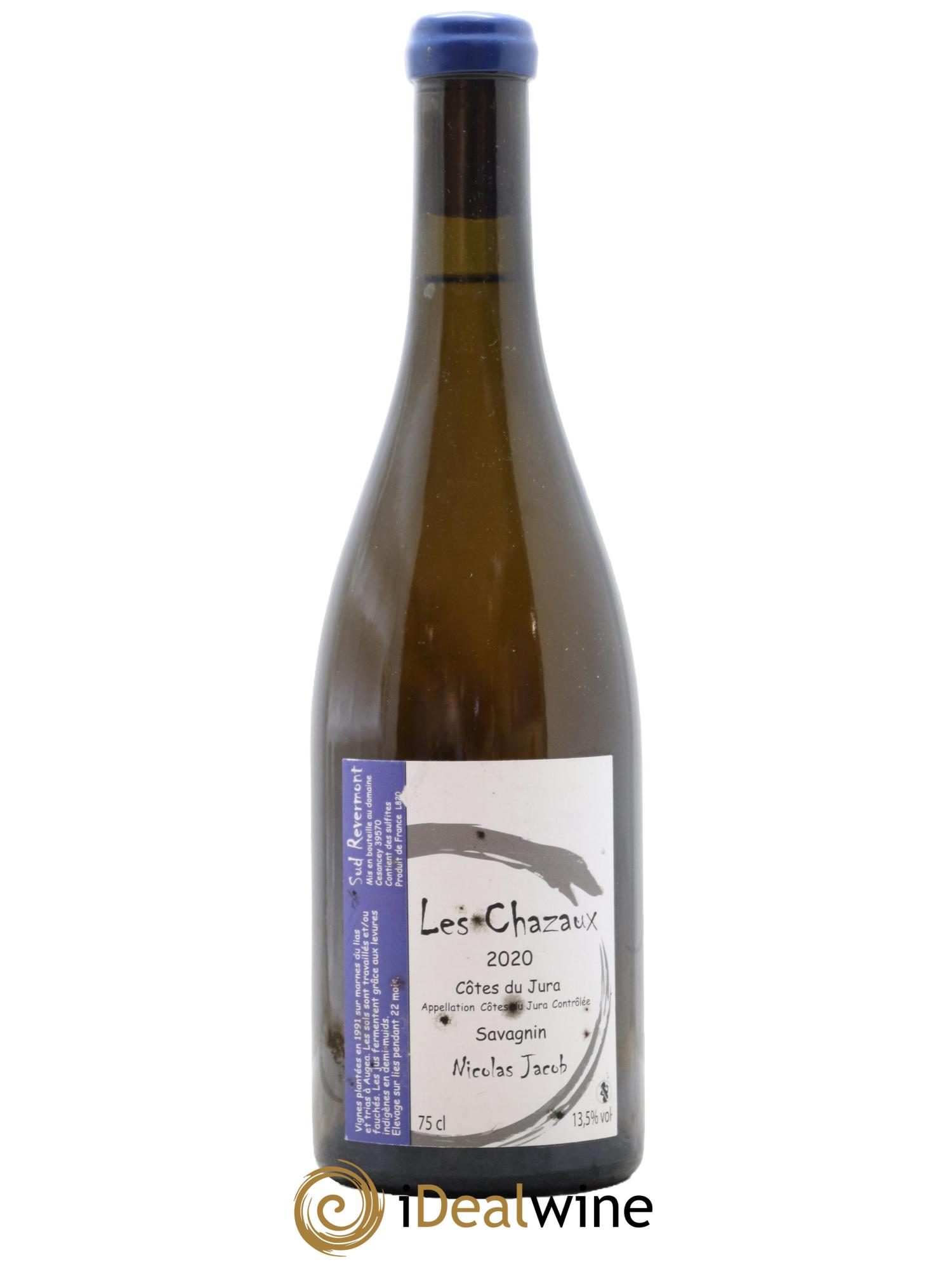 Côtes du Jura Savagnin Les Chazaux Nicolas Jacob 2020 - Lot de 1 bouteille - 0