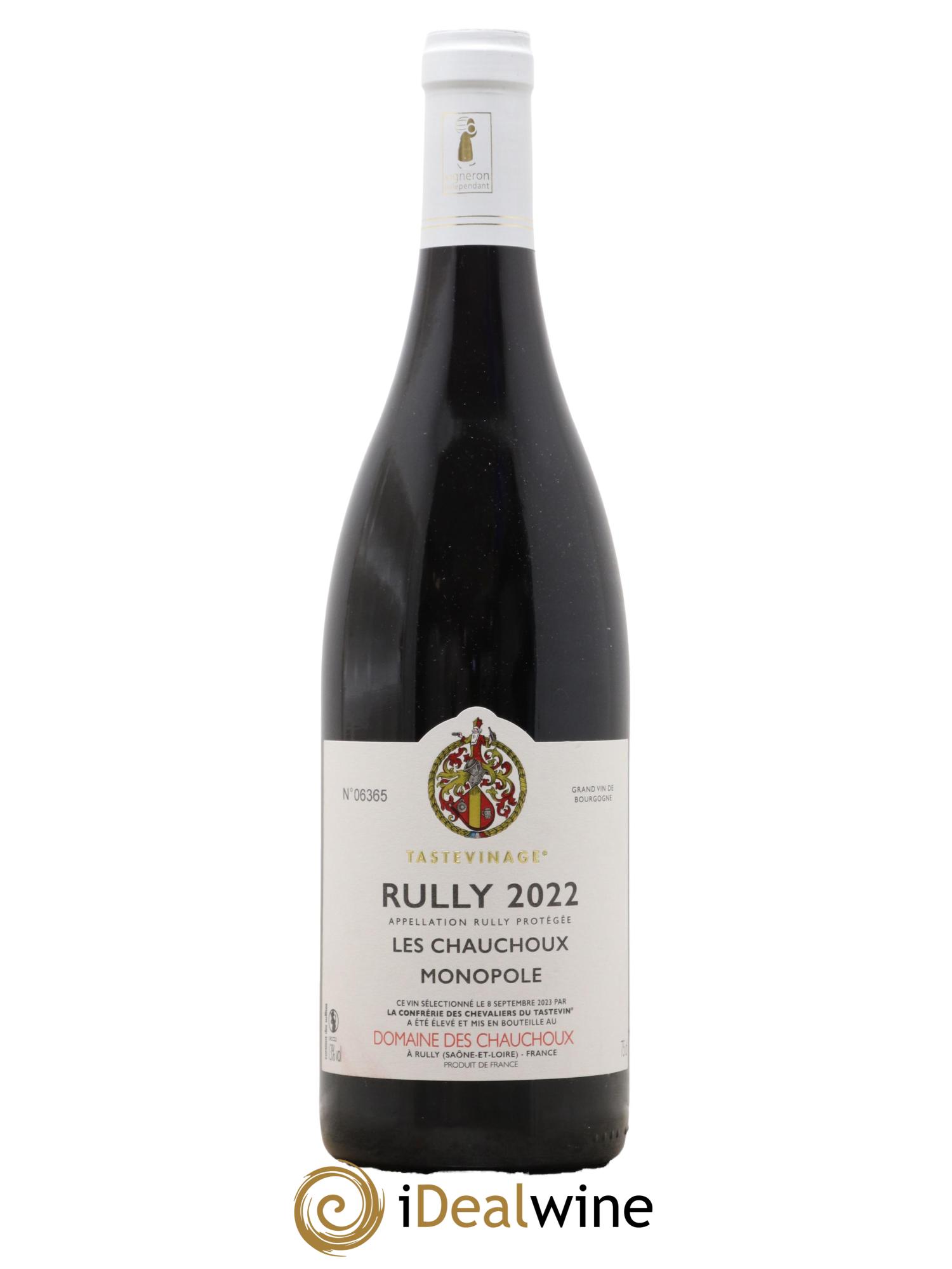 Rully Les Chauchoux Monopole Domaine des Chauchoux 2022 - Posten von 1 Flasche - 0