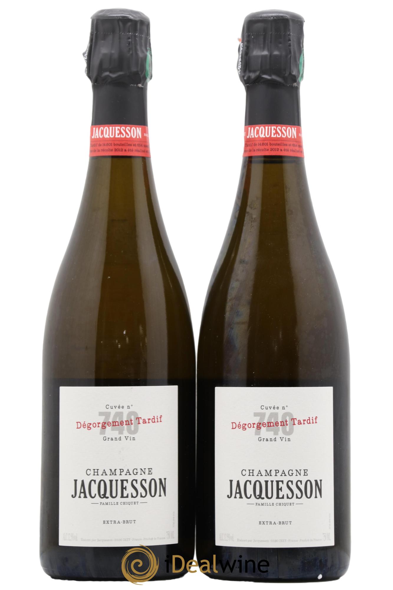 Champagne Jacquesson Cuvée 740 Dégorgement Tardif Extra Brut (Blanc effervescent)