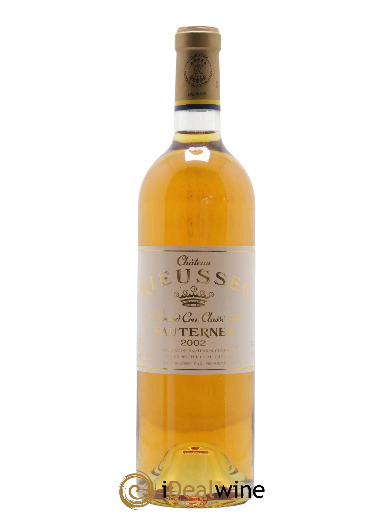 Château Rieussec 1er Grand Cru Classé 2002 - Posten von 1 Flasche - 0