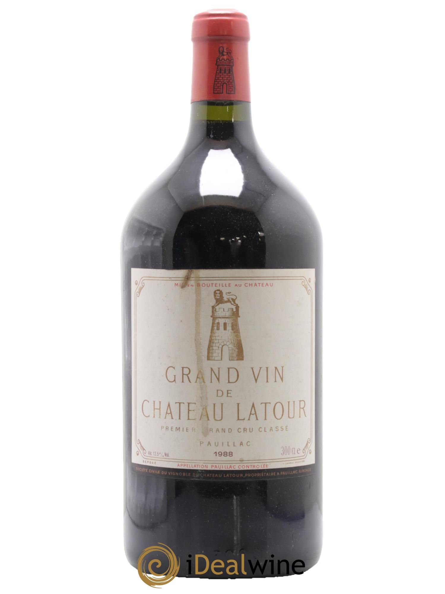 Château Latour 1er Grand Cru Classé 1988 - Lot de 1 double magnum - 1