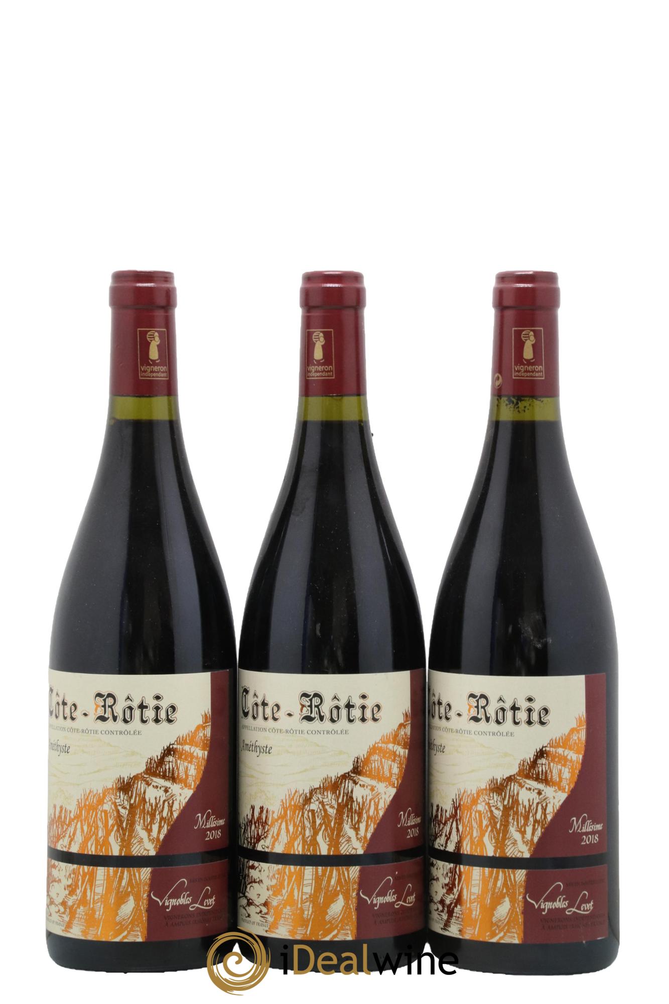 Côte-Rôtie Améthyste Vignobles Levet 2018 - Lotto di 3 bottiglie - 0