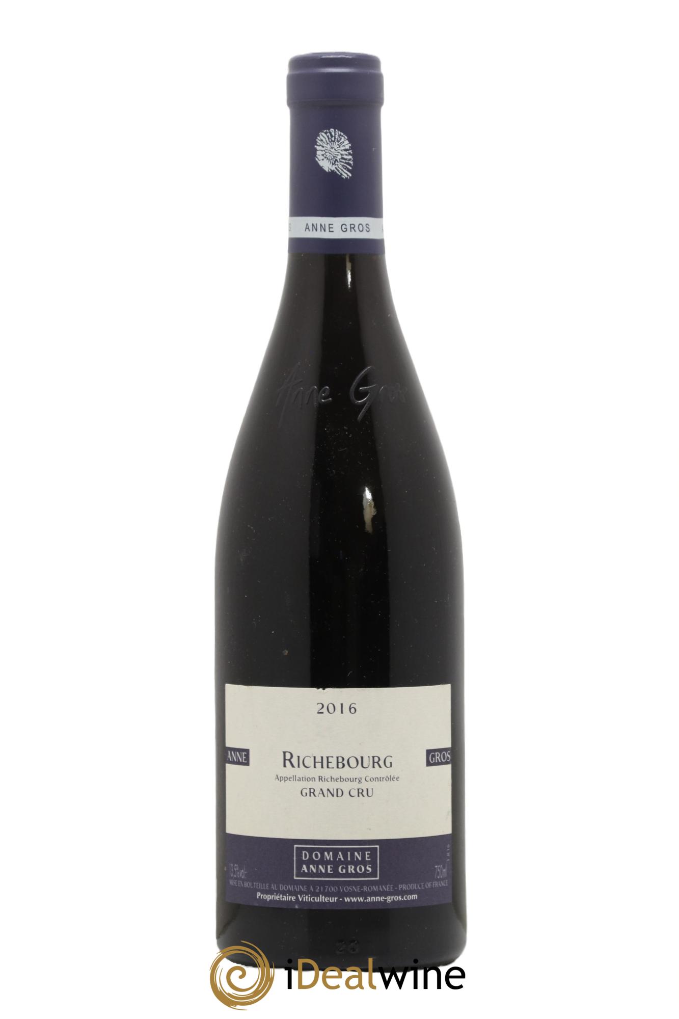 Richebourg Grand Cru Anne Gros 2016 - Lotto di 1 bottiglia - 0