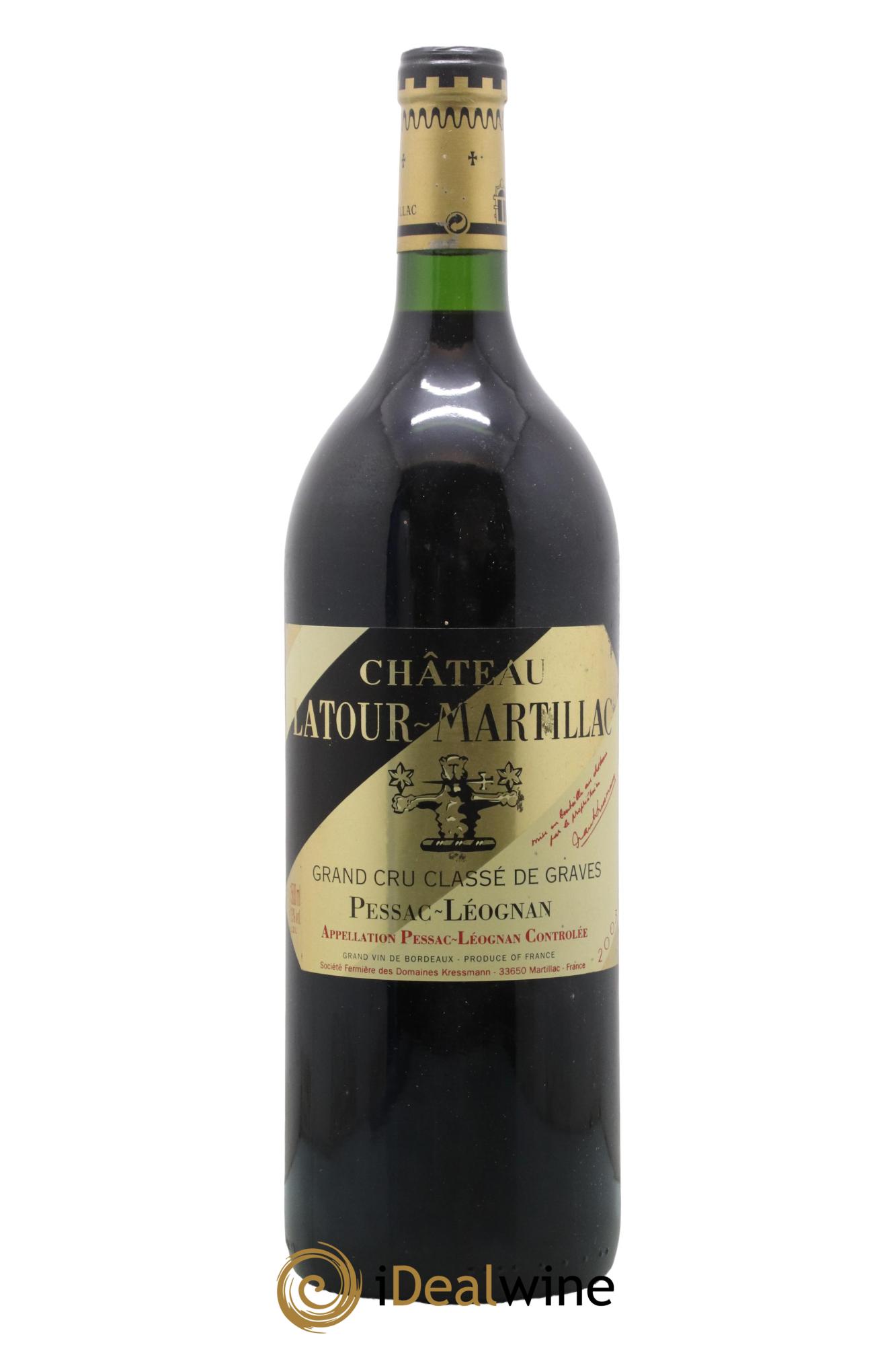 Château Latour-Martillac Cru Classé de Graves 2003 - Lot de 1 magnum - 0