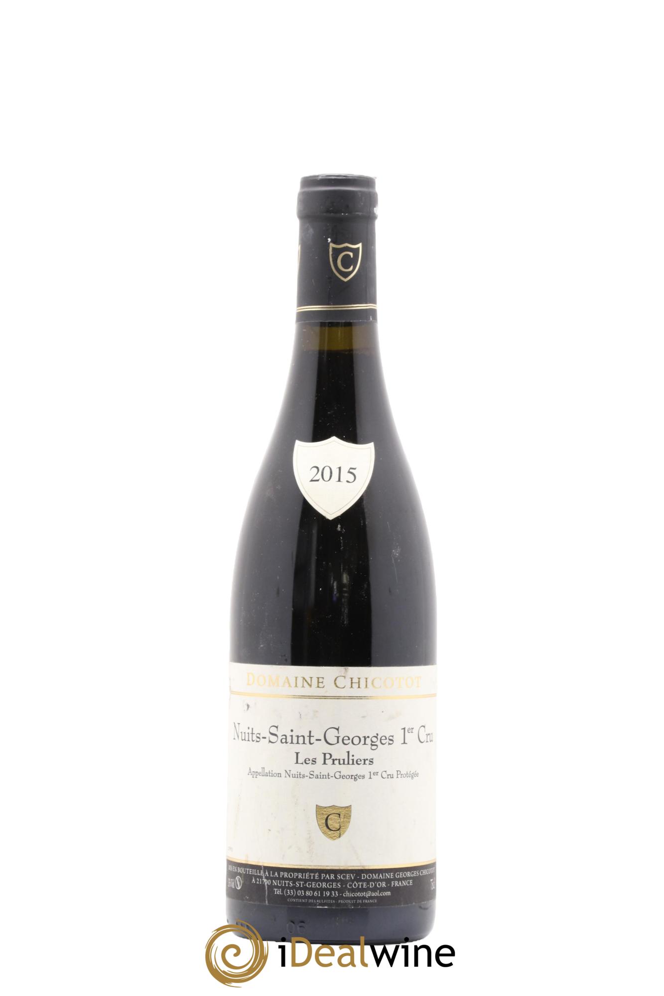 Nuits Saint-Georges 1er Cru Les Pruliers Chicotot 2015 - Lotto di 1 bottiglia - 0