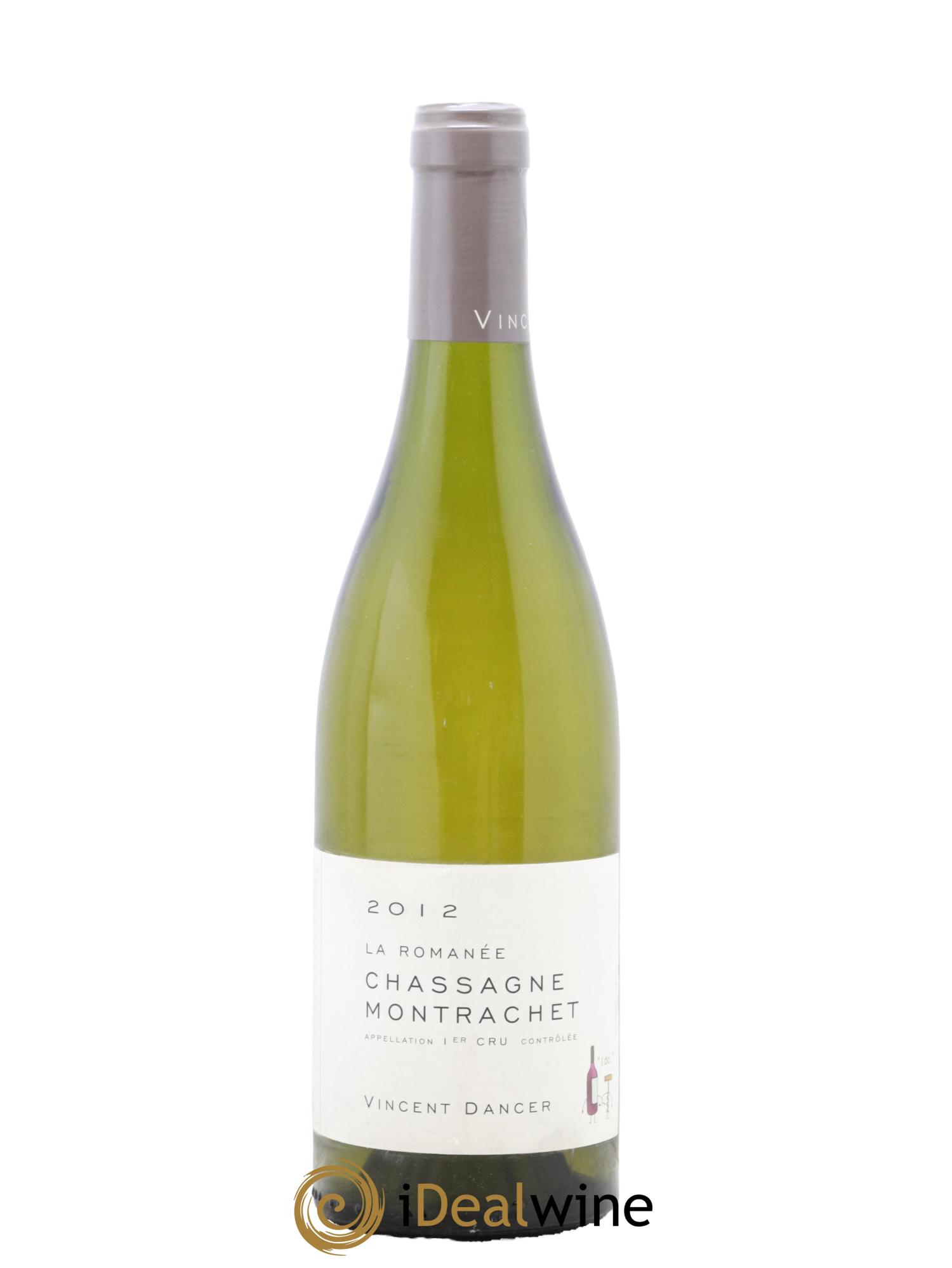 Chassagne-Montrachet 1er Cru La Romanée Vincent Dancer  2012 - Posten von 1 Flasche - 0