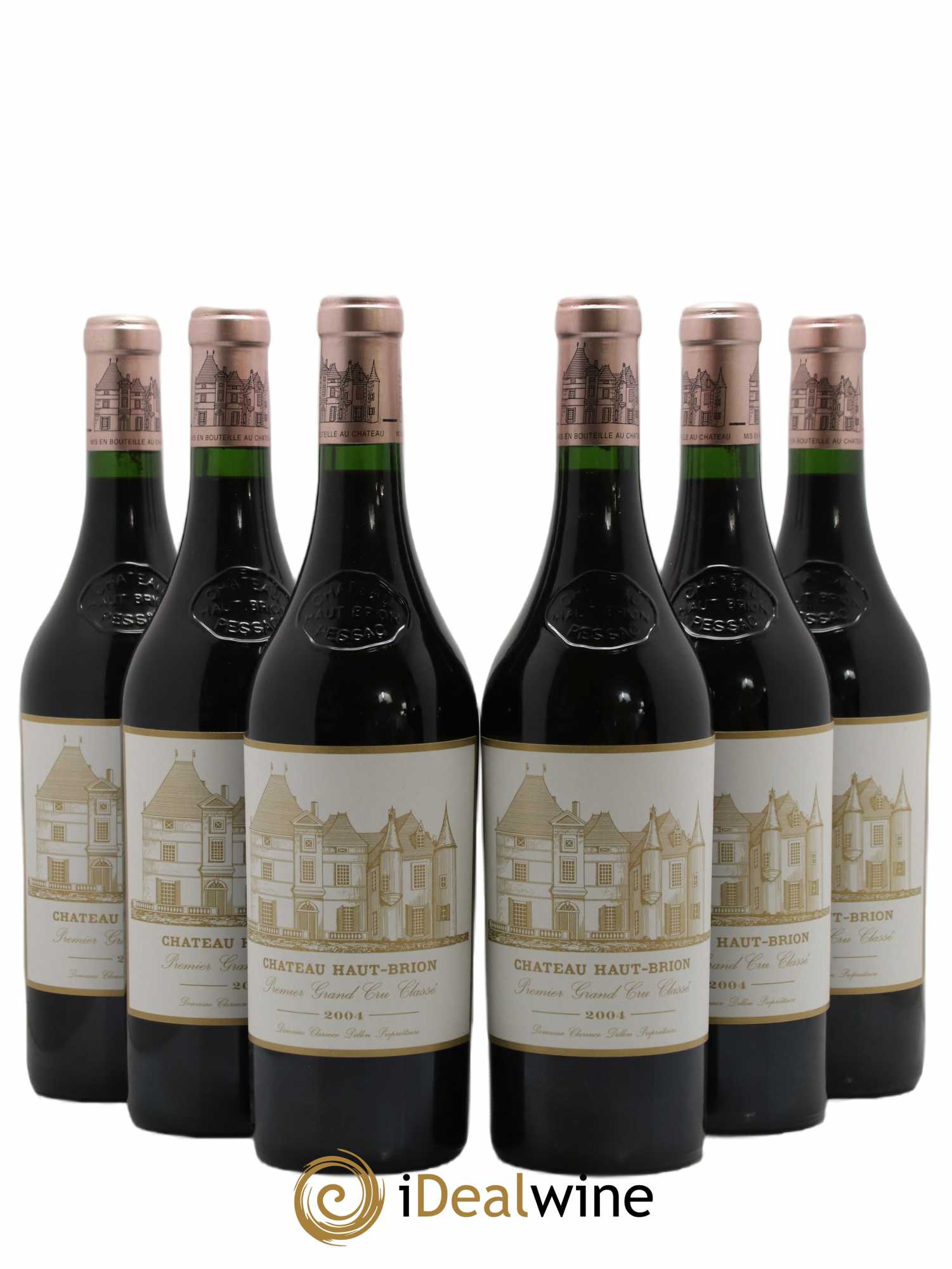 Château Haut Brion 1er Grand Cru Classé 2004 - Lotto di 6 bottiglie - 0