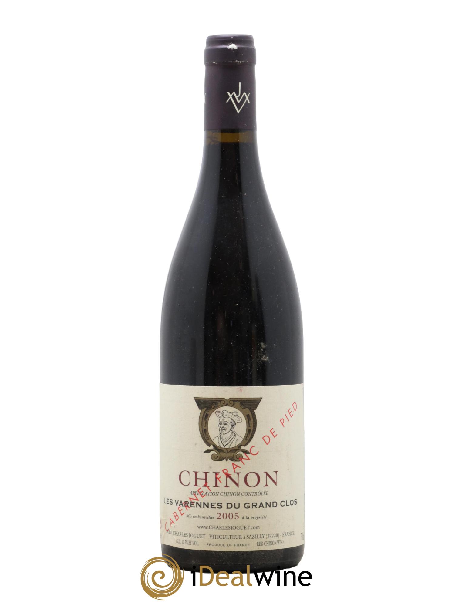 Chinon Les Varennes du Grand Clos Franc de Pied Charles Joguet (Domaine) 2005 - Lotto di 1 bottiglia - 0