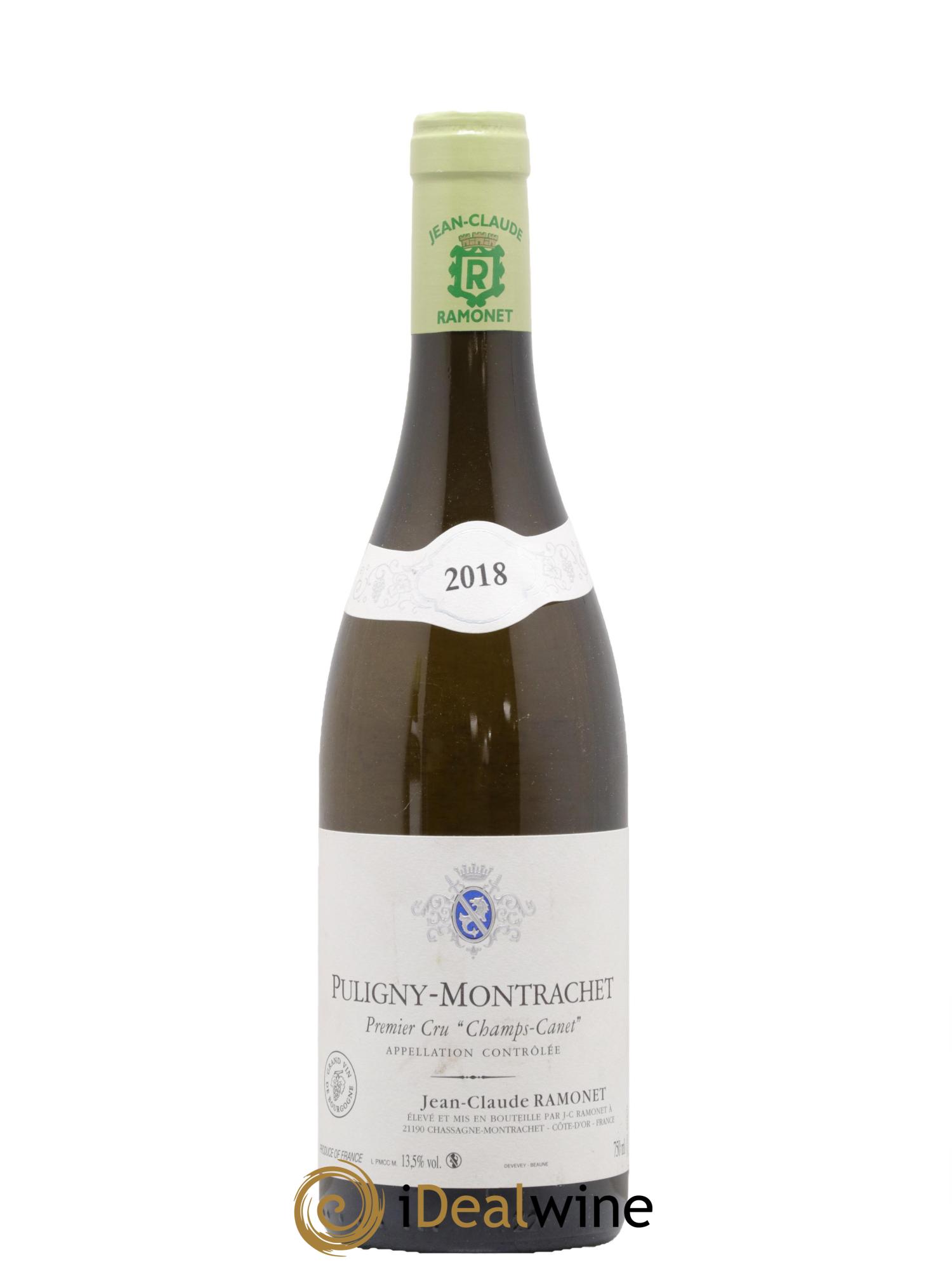 Puligny-Montrachet 1er Cru Champs Canet Ramonet (Domaine) 2018 - Lot de 1 bouteille - 0