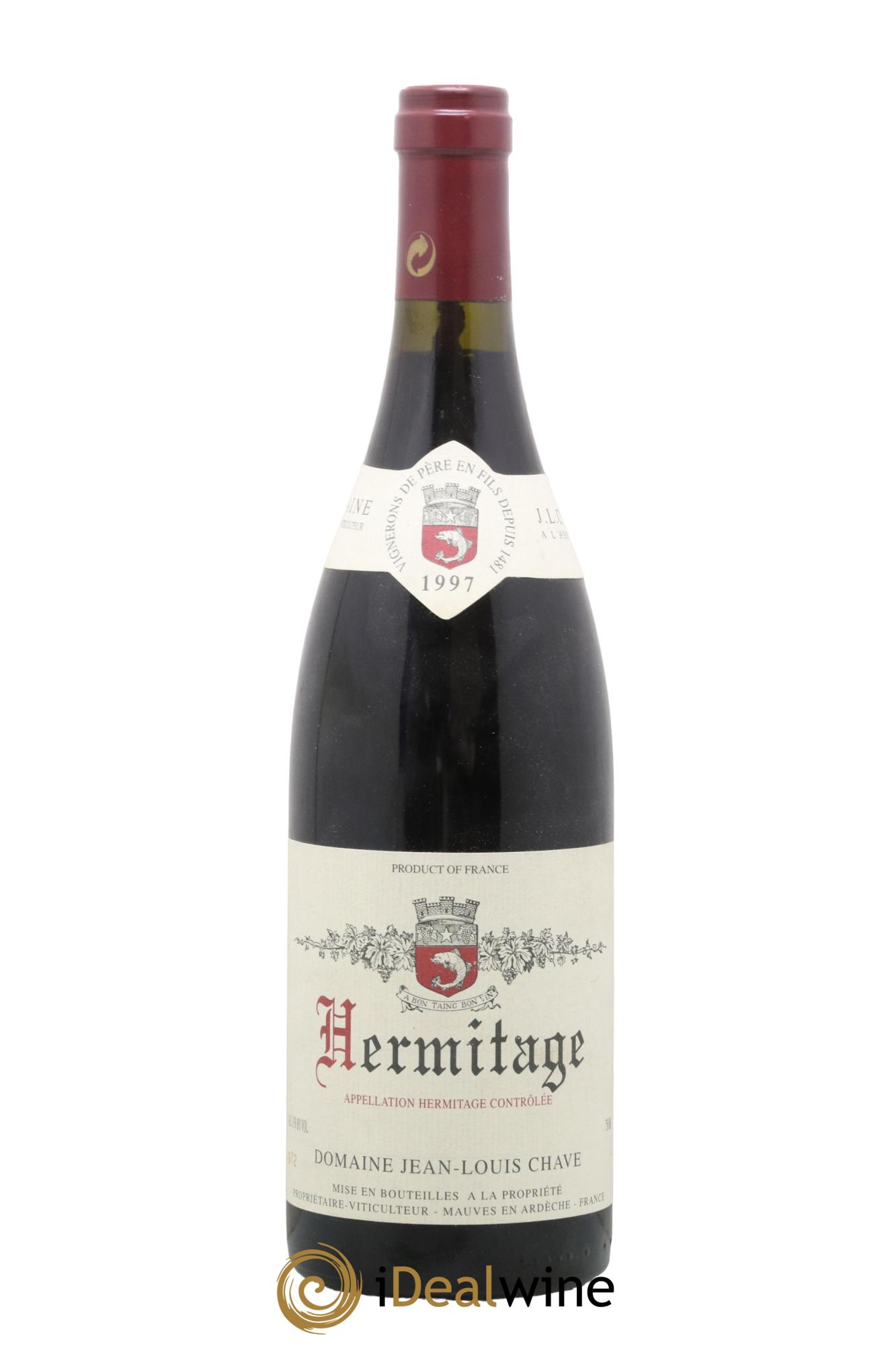 Hermitage Jean-Louis Chave 1997 - Lot de 1 bouteille - 0