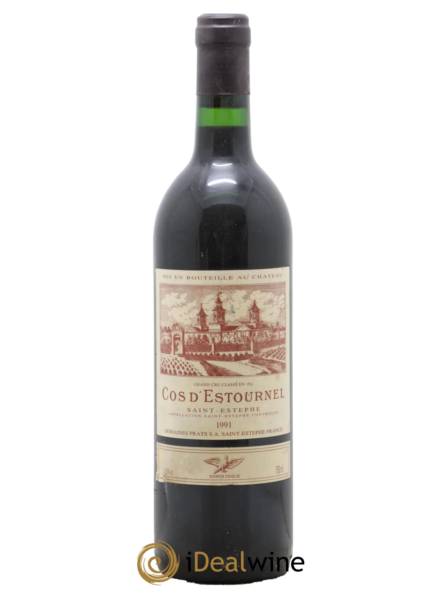 Cos d'Estournel 2ème Grand Cru Classé  1991 - Lot de 1 bouteille - 0