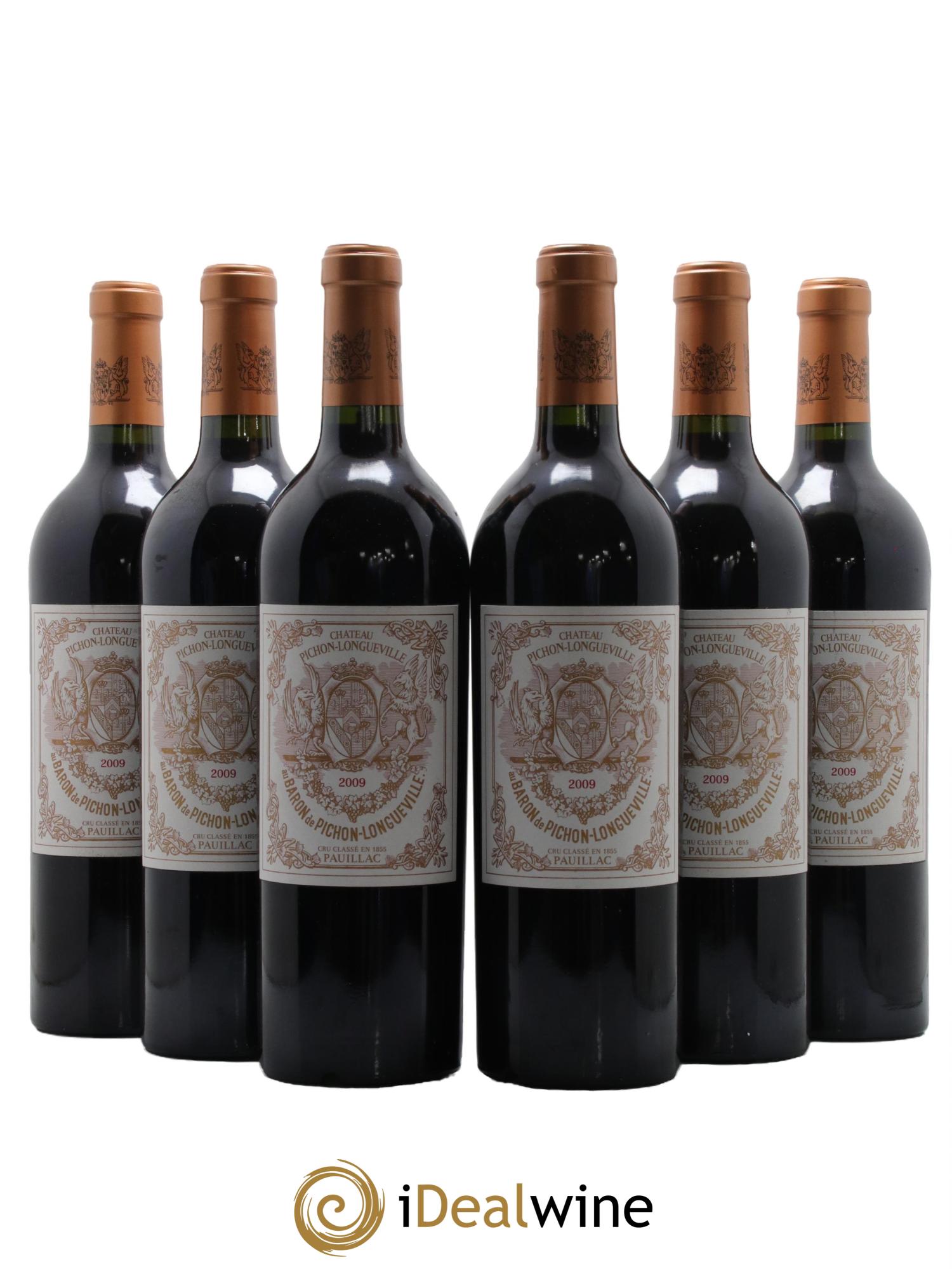 Pichon Longueville Baron 2ème Grand Cru Classé 2009 - Lot of 6 bottles - 0