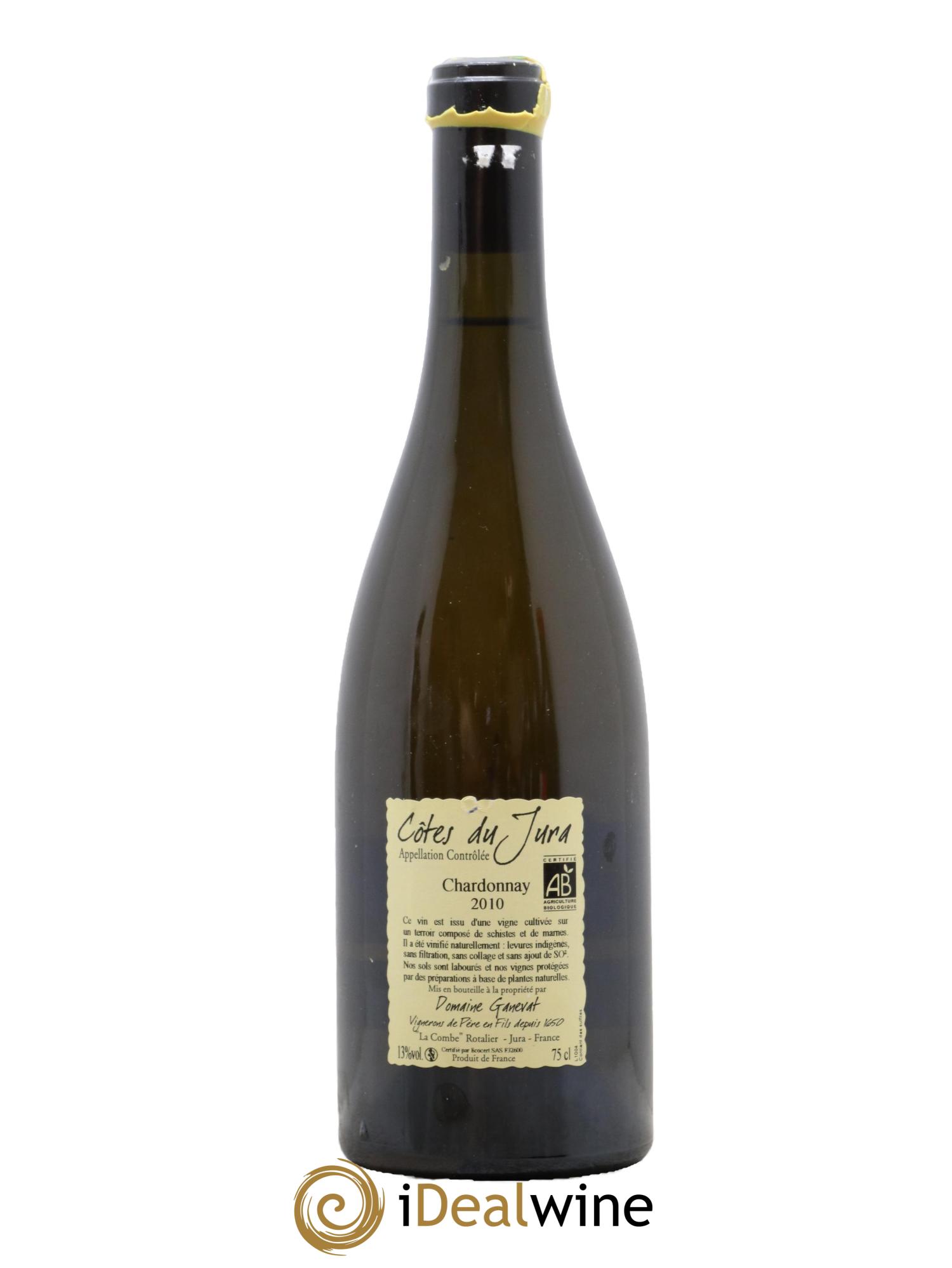 Côtes du Jura Grusse en Billat Jean-François Ganevat (Domaine) 2010 - Lotto di 1 bottiglia - 1