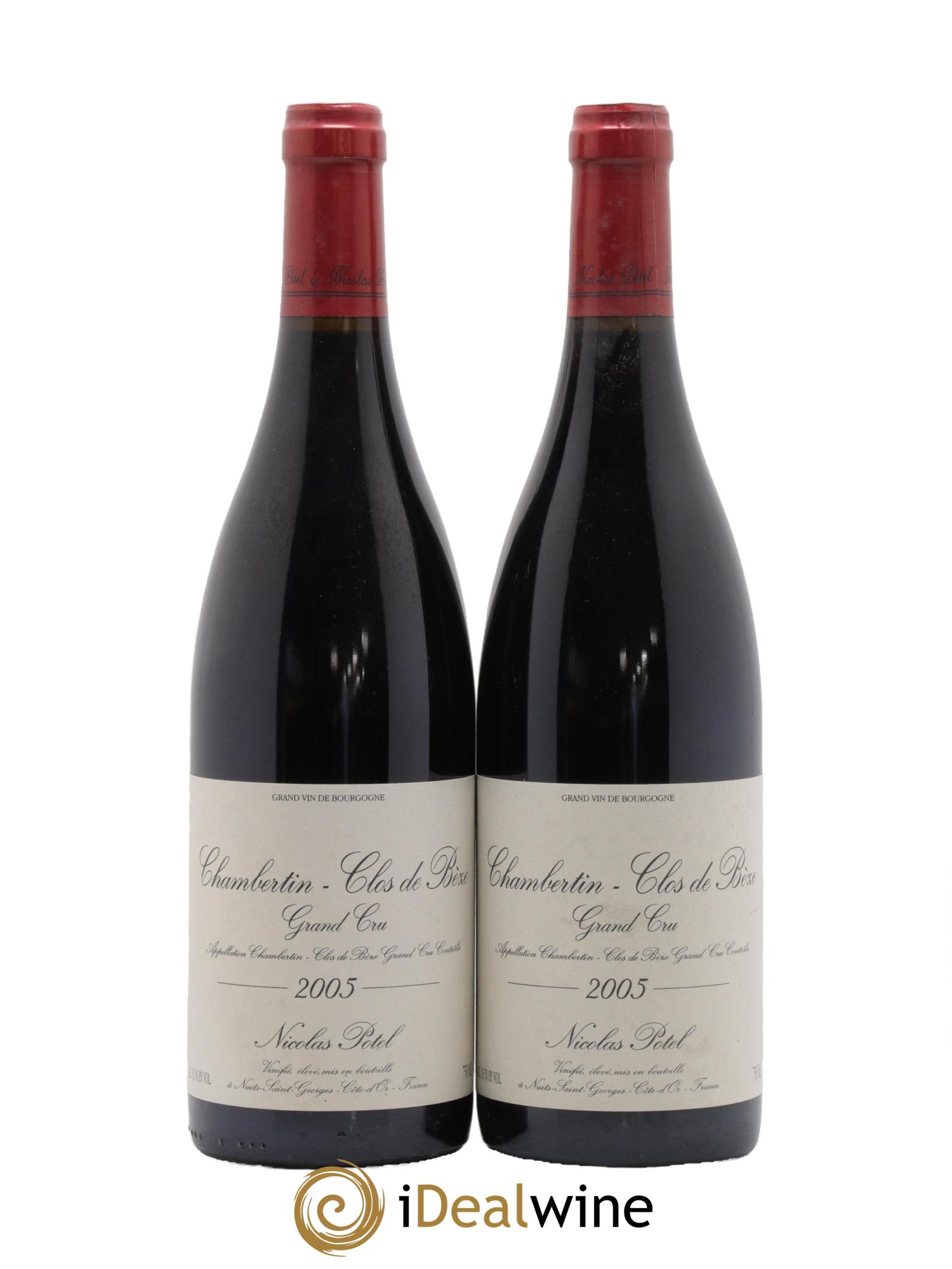 Chambertin Clos de Bèze Grand Cru Nicolas Potel 2005 - Lot de 2 bouteilles - 0