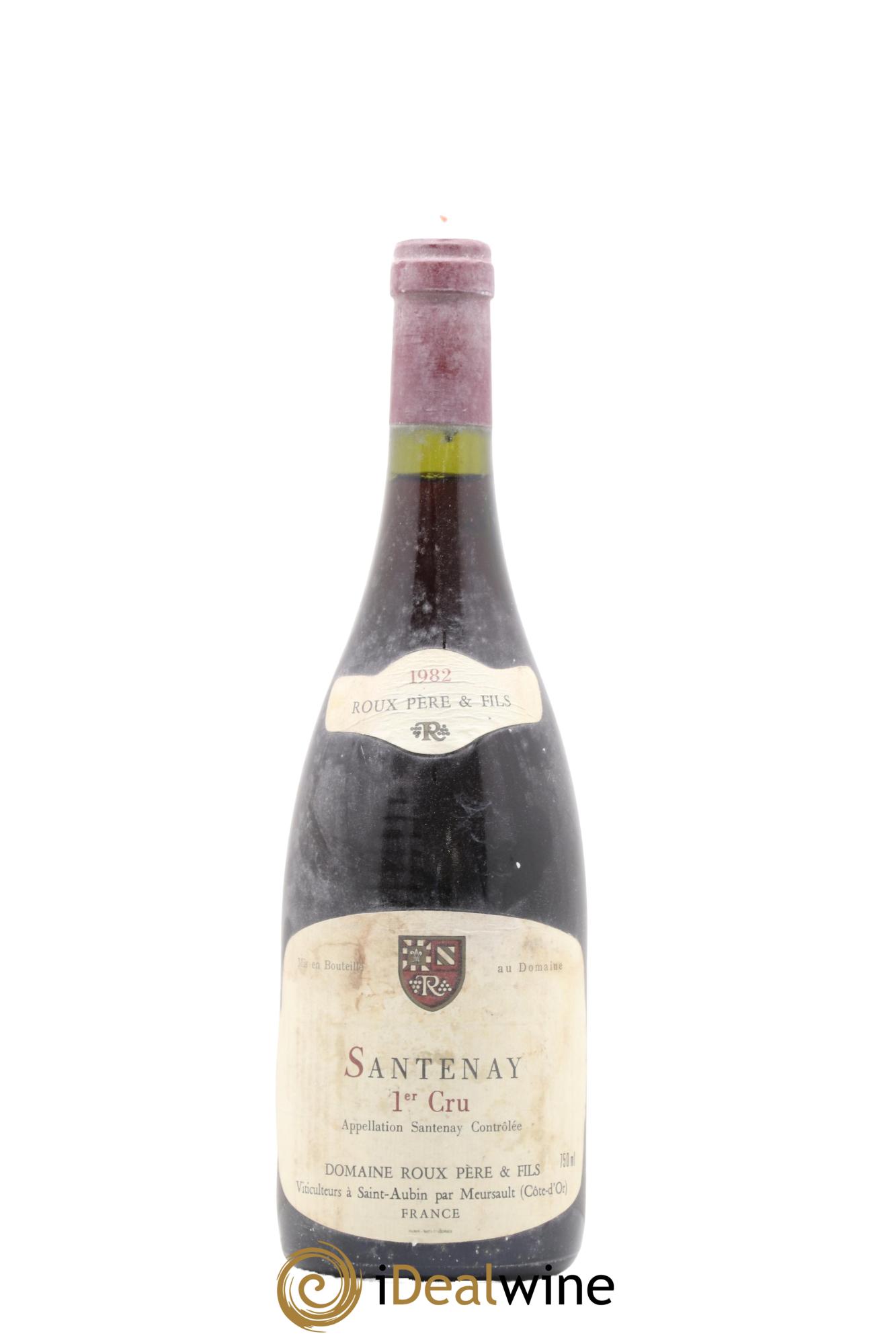 Santenay 1er Cru Domaine Roux Pere Et Fils 1982 - Lot de 1 bouteille - 0