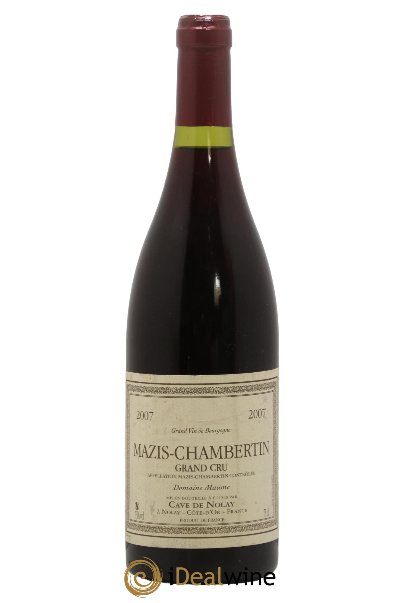 Mazis-Chambertin Grand Cru Domaine Maume 2007 - Lotto di 1 bottiglia - 0