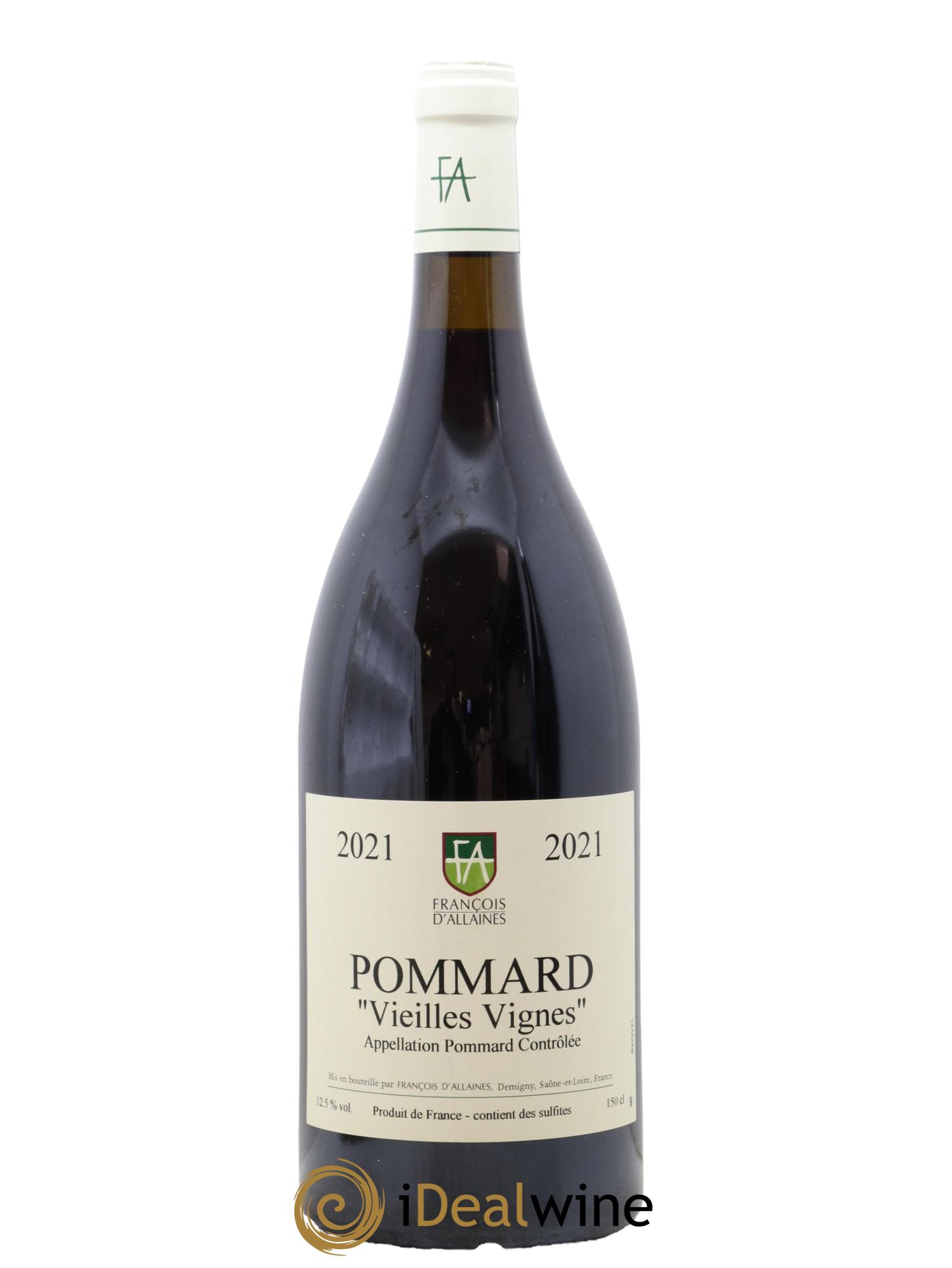 Pommard Vieilles vignes Francois D Allaines 2021 - Lot de 1 magnum - 0