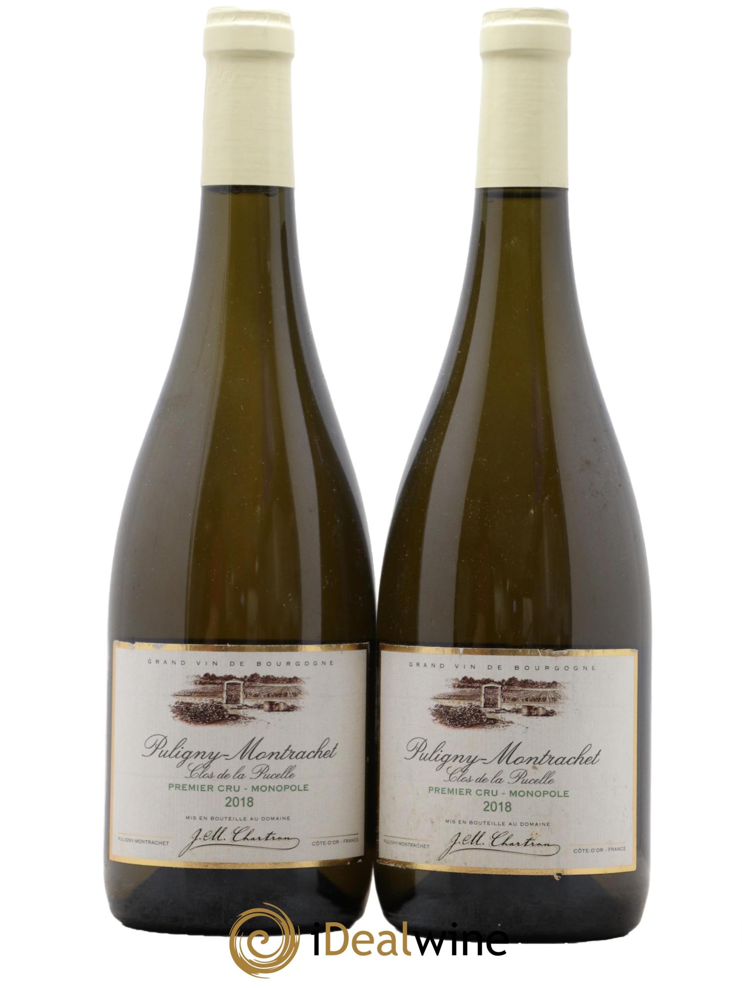 Puligny-Montrachet 1er Cru Clos de la Pucelle Jean Chartron (Domaine)  2018 - Lot de 2 bouteilles - 0