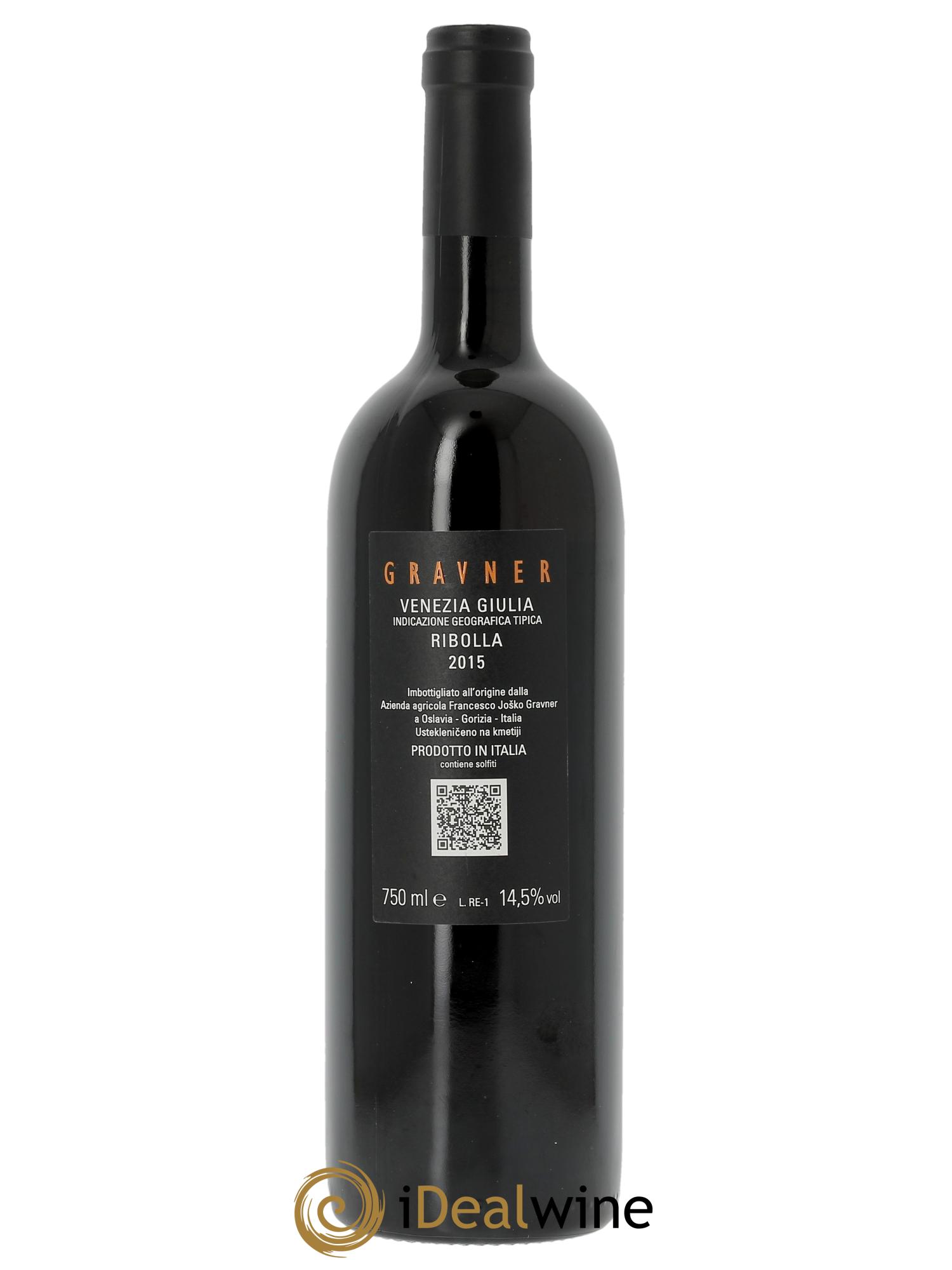 Venezia Giulia IGT  Gravner Anfora Ribolla Gialla   2015 - Lot of 1 bottle - 1