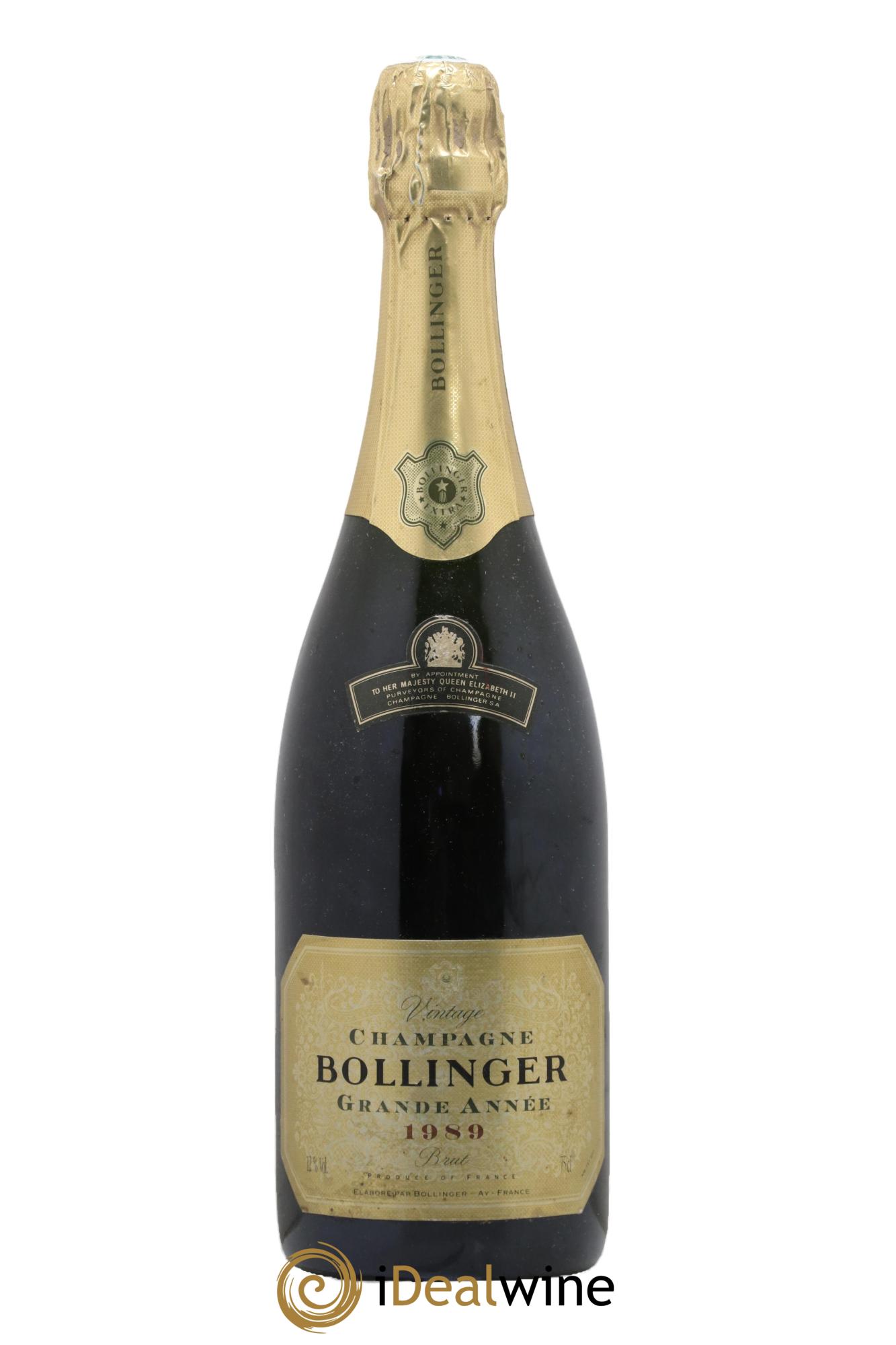 Grande Année Bollinger 1989 - Lot of 1 bottle - 0