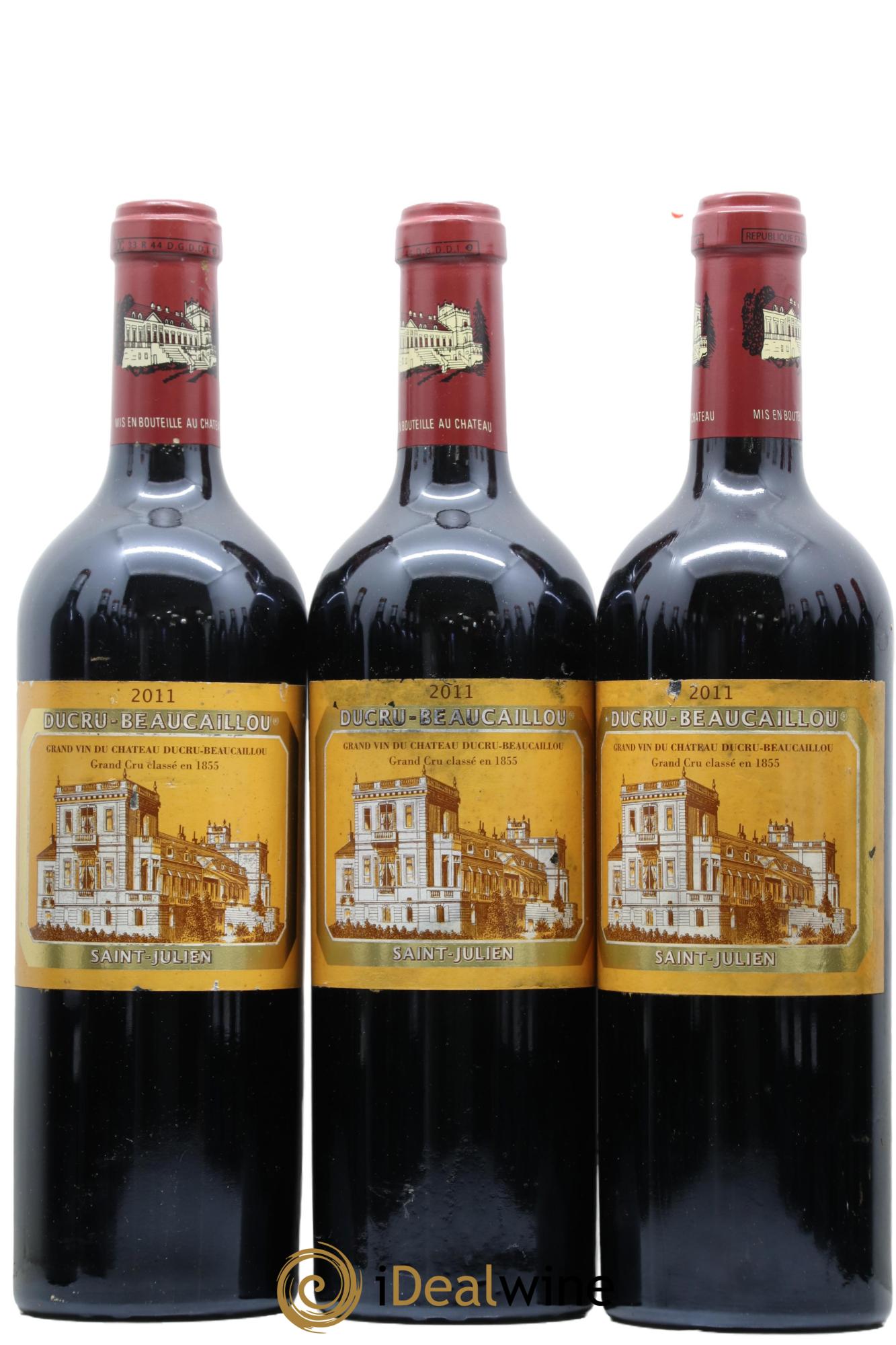 Château Ducru Beaucaillou 2ème Grand Cru Classé 2011 - Lotto di 3 bottiglie - 0