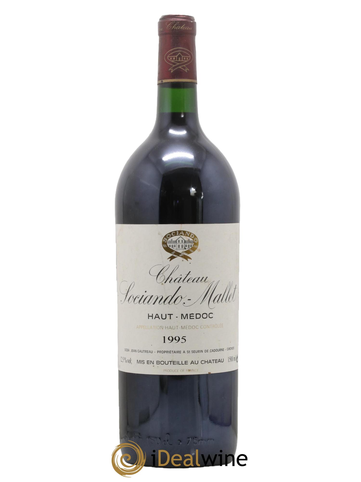 Château Sociando Mallet 1995 - Lotto di 1 magnum - 0