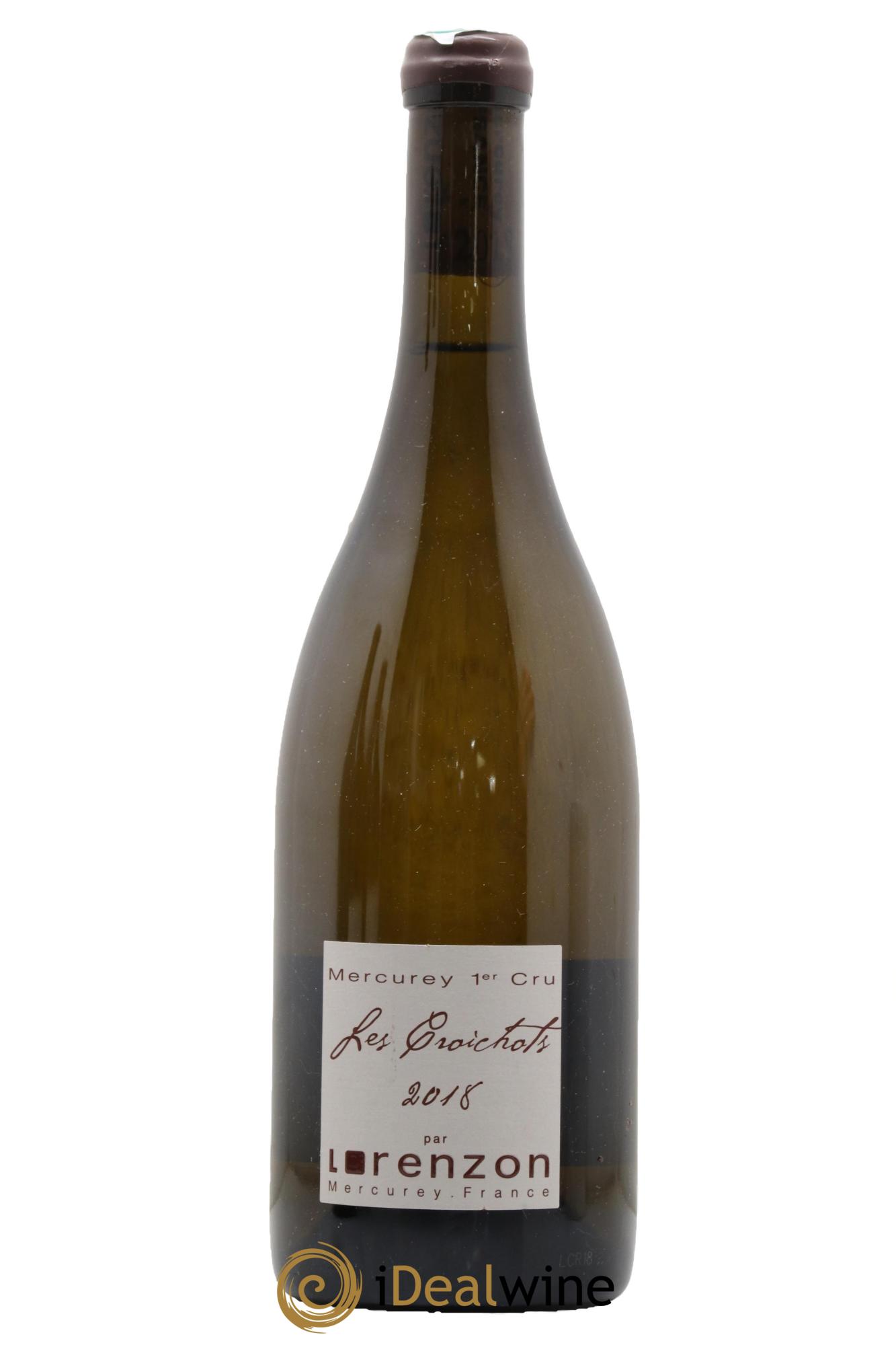 Mercurey 1er Cru Les Croichots Domaine Lorenzon 2018 - Posten von 1 Flasche - 0