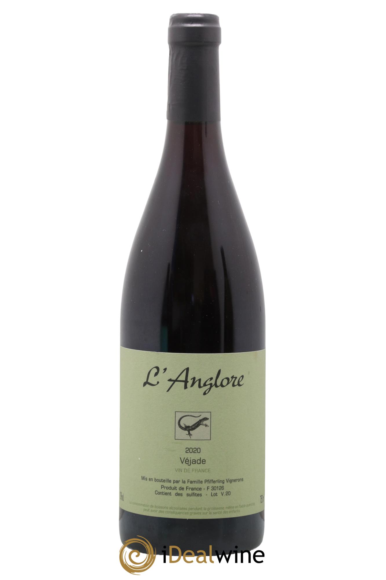 Vin de France Véjade L'Anglore 2020 - Lotto di 1 bottiglia - 0