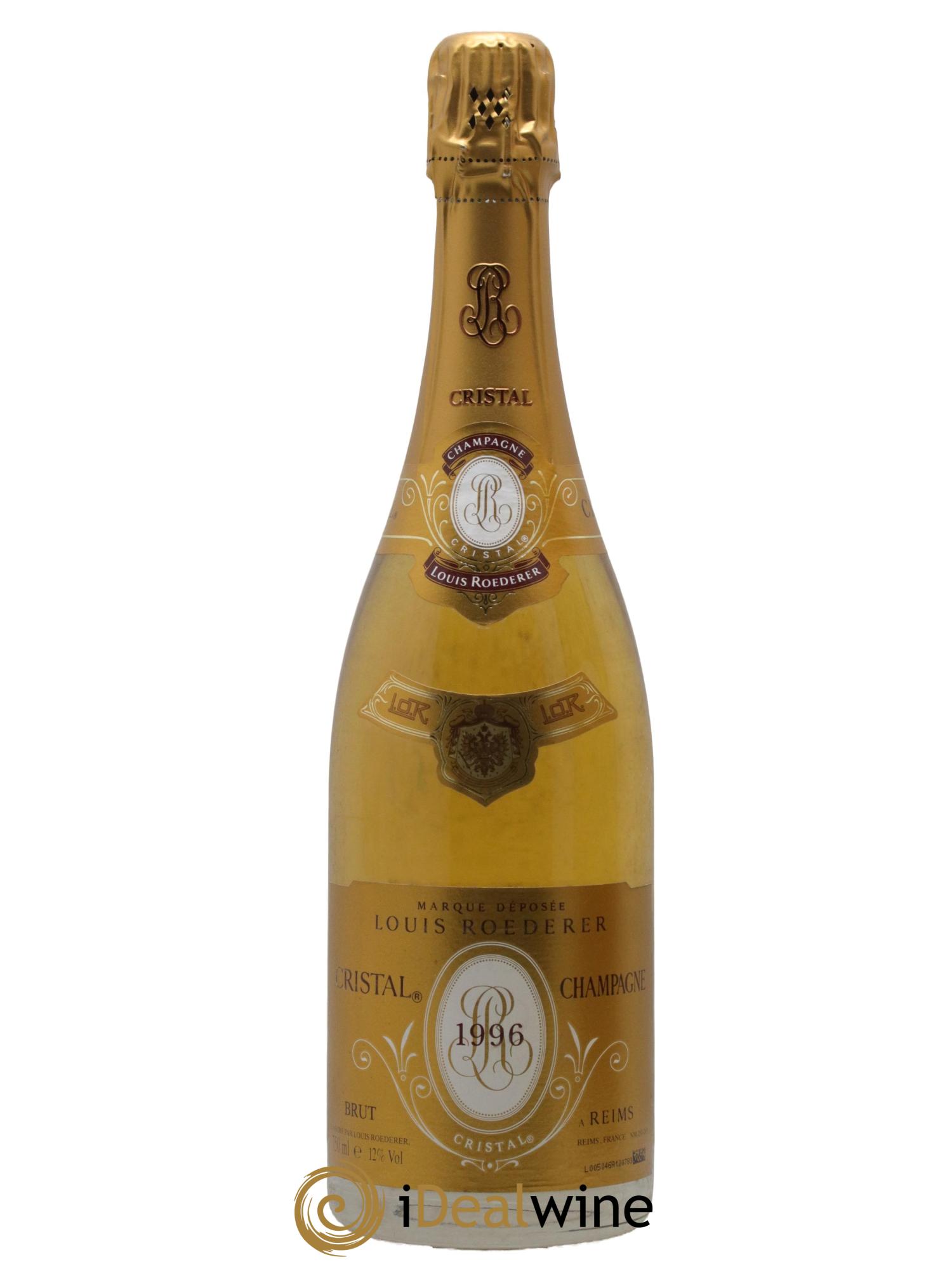 Cristal Louis Roederer 1996 - Lot de 1 bouteille - 1