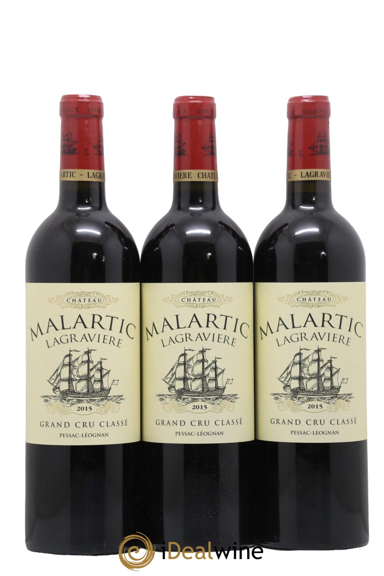 Château Malartic-Lagravière Cru Classé de Graves 2015 - Lot of 6 bottles - 2