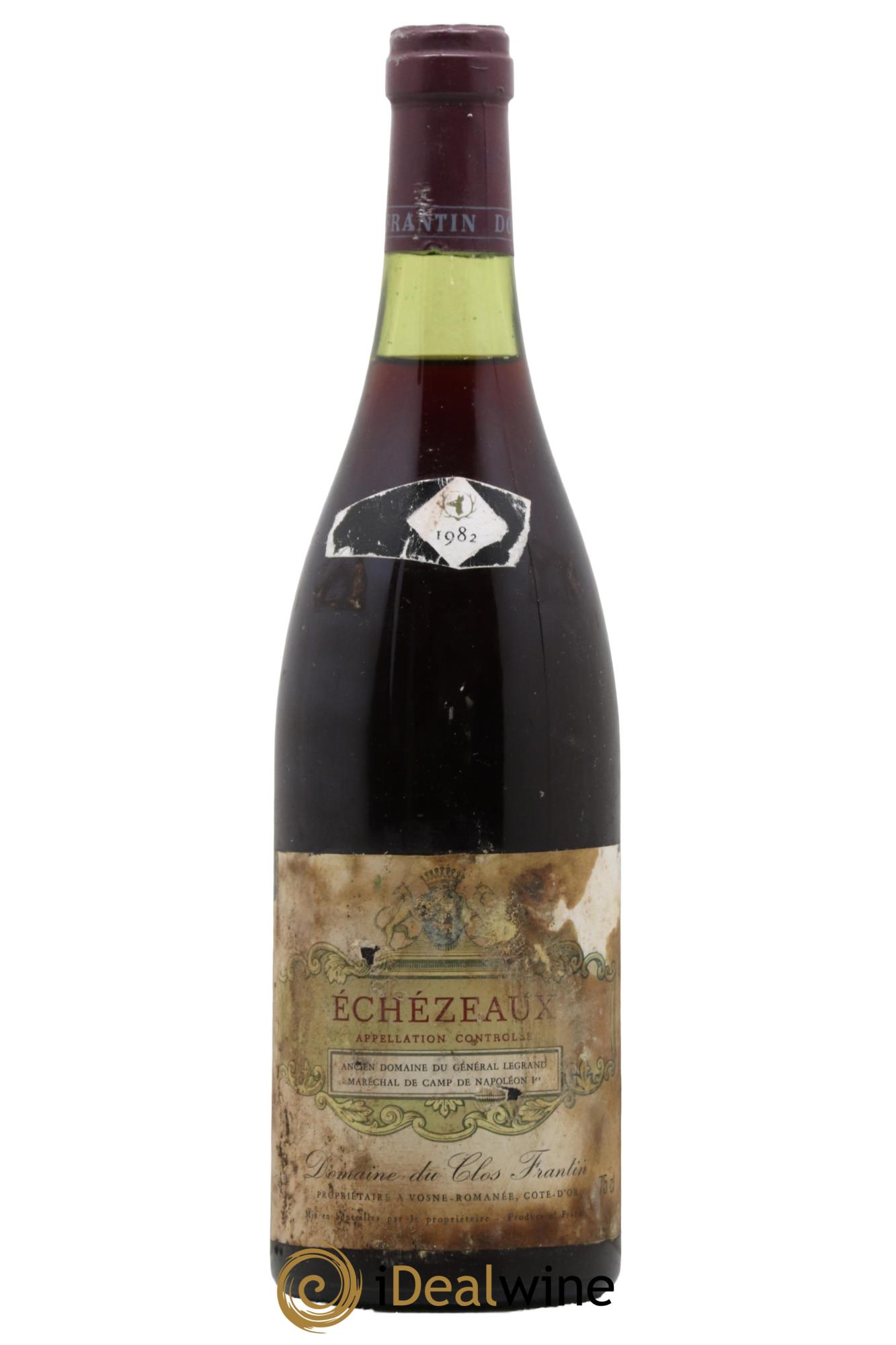 Echezeaux Grand Cru Clos Frantin - Albert Bichot  1982 - Lotto di 1 bottiglia - 0