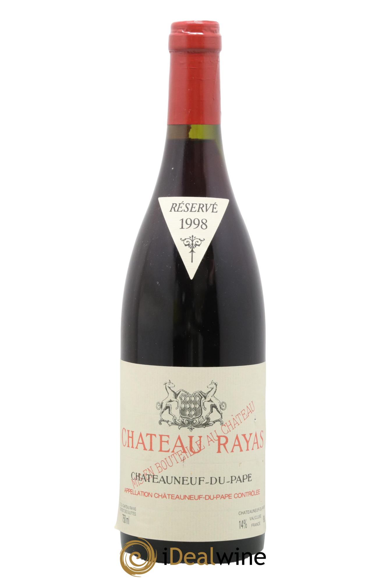 Châteauneuf-du-Pape Château Rayas Emmanuel Reynaud 1998 - Lot de 1 bouteille - 0