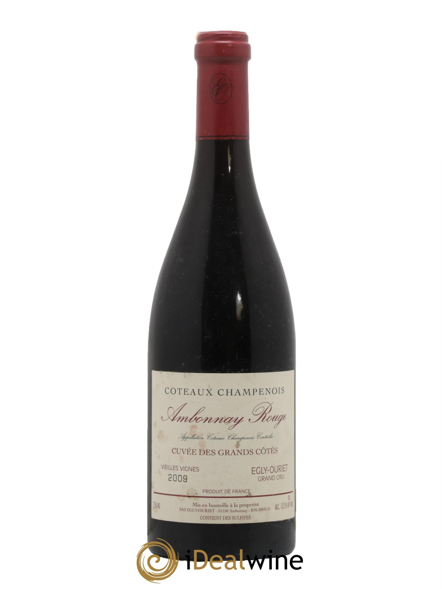 Grand Cru Ambonnay Cuvée des Grands Côtés VV Egly-Ouriet 2009 - Lot of 1 bottle - 0