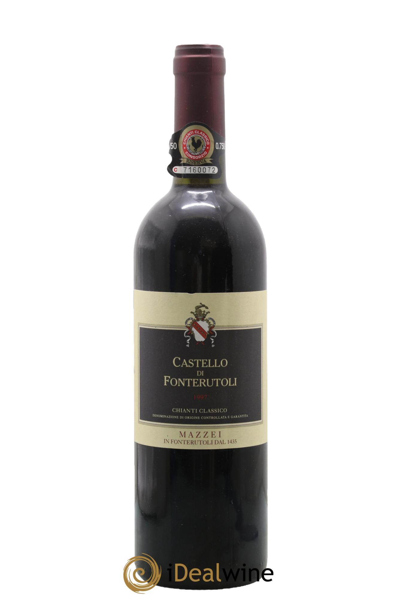 Chianti Classico DOCG Domaine Marchesi Mazzei Castello di Fonterutoli 1997 - Lotto di 1 bottiglia - 0